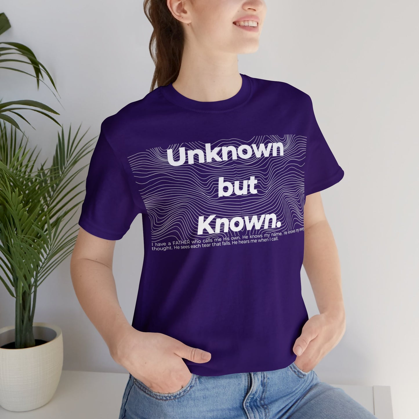 UNKNOWN BUT KNOWN Unisex Jersey Short Sleeve Tee