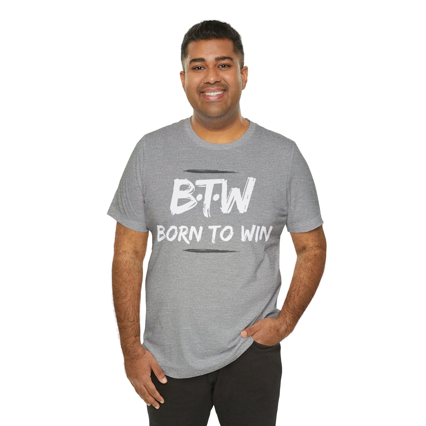 BORN TO WIN Unisex Jersey Short Sleeve Tee