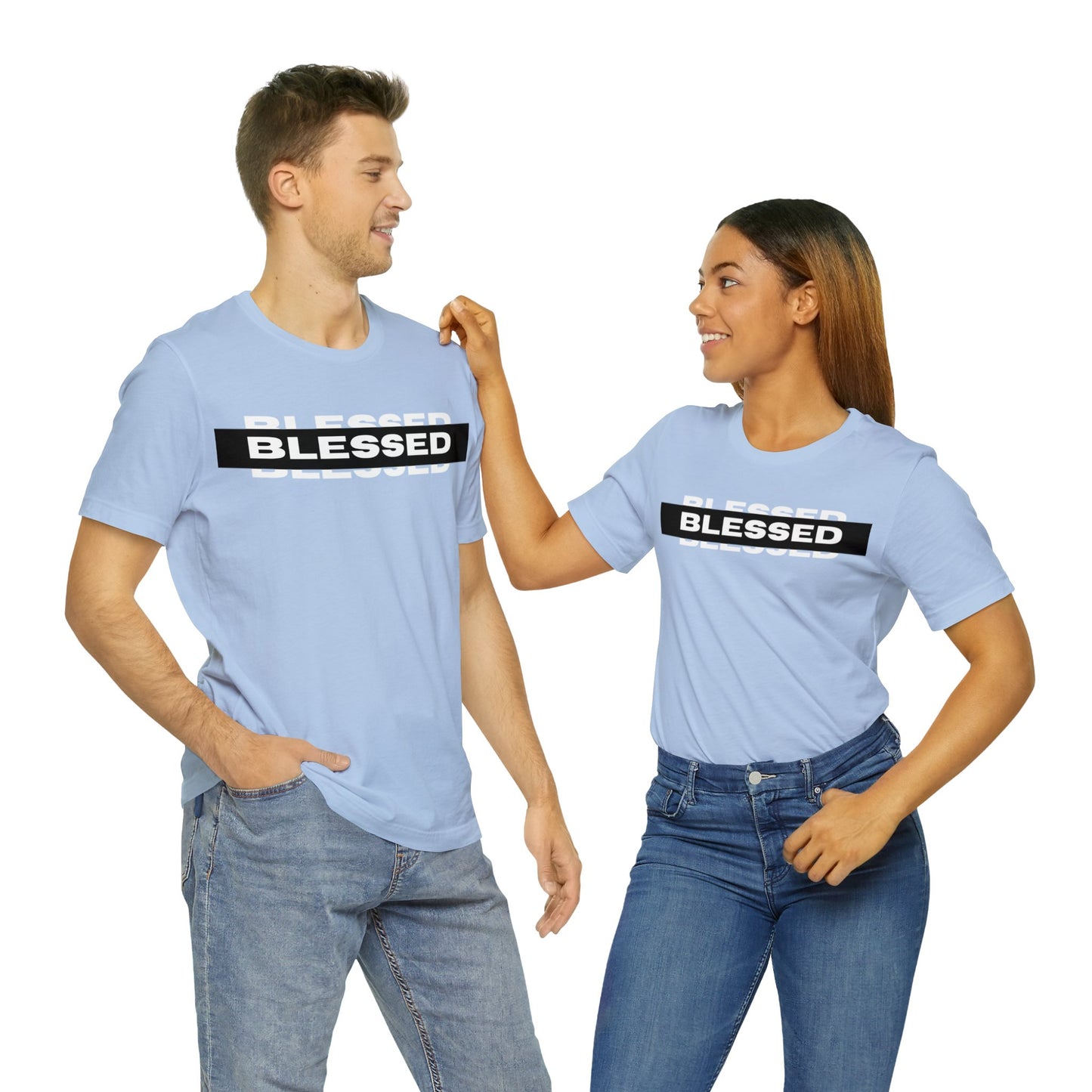 BLESSED Unisex Jersey Short Sleeve Tee