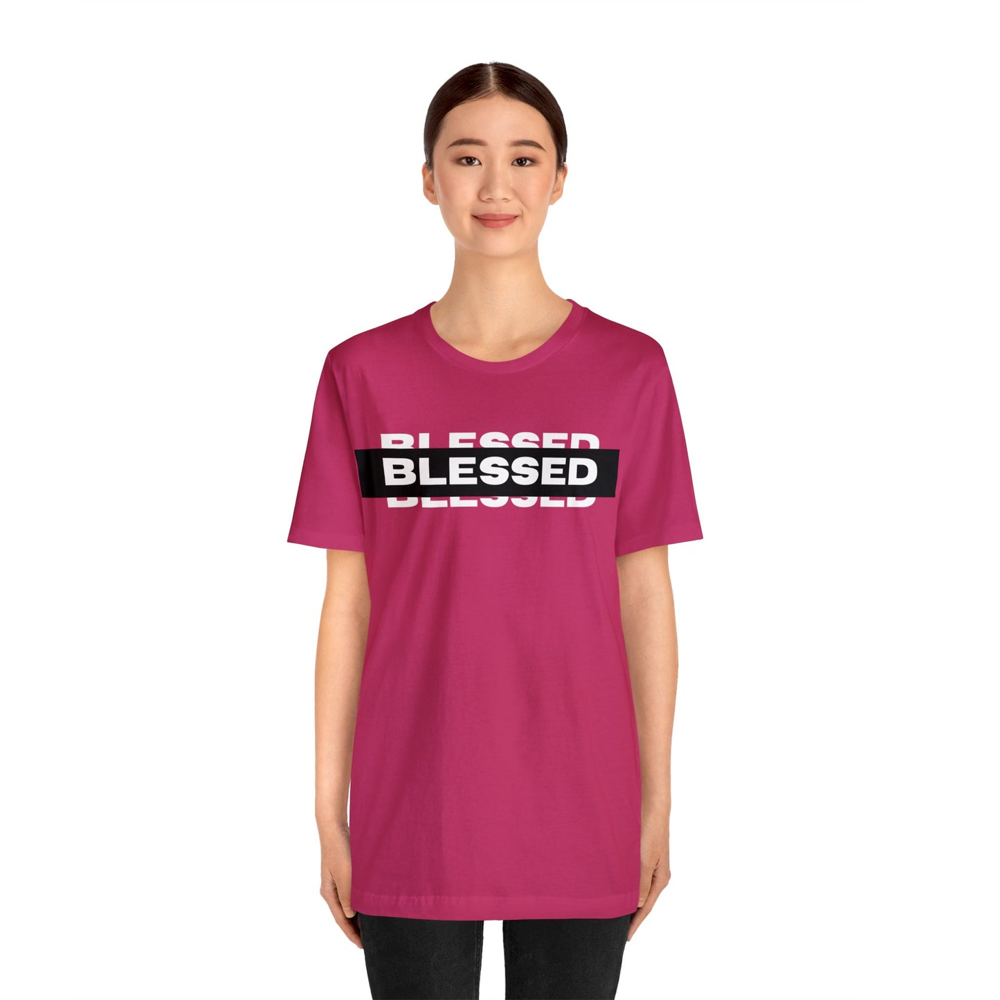 BLESSED Unisex Jersey Short Sleeve Tee