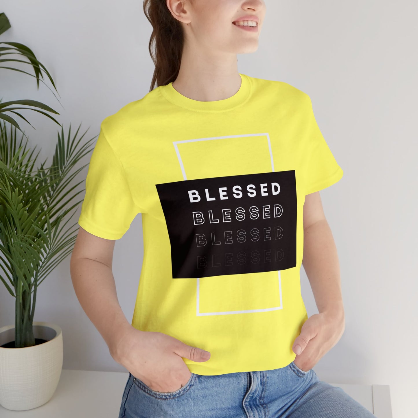 BLESSED Unisex Jersey Short Sleeve Tee