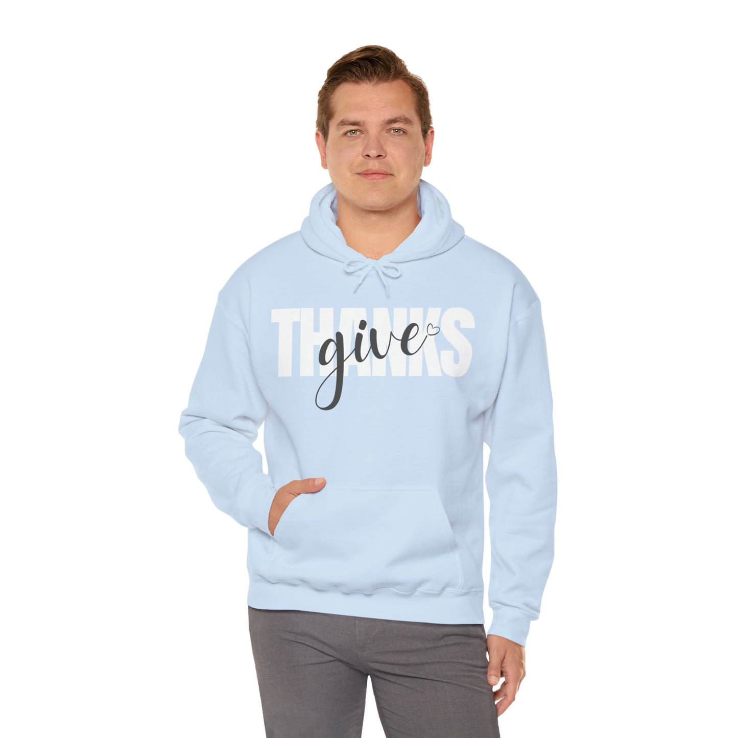 GIVE THANKS Unisex Heavy Blend™ Hooded Sweatshirt