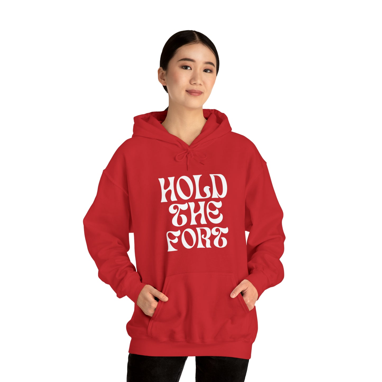 HOLD THE FORT Unisex Heavy Blend™ Hooded Sweatshirt