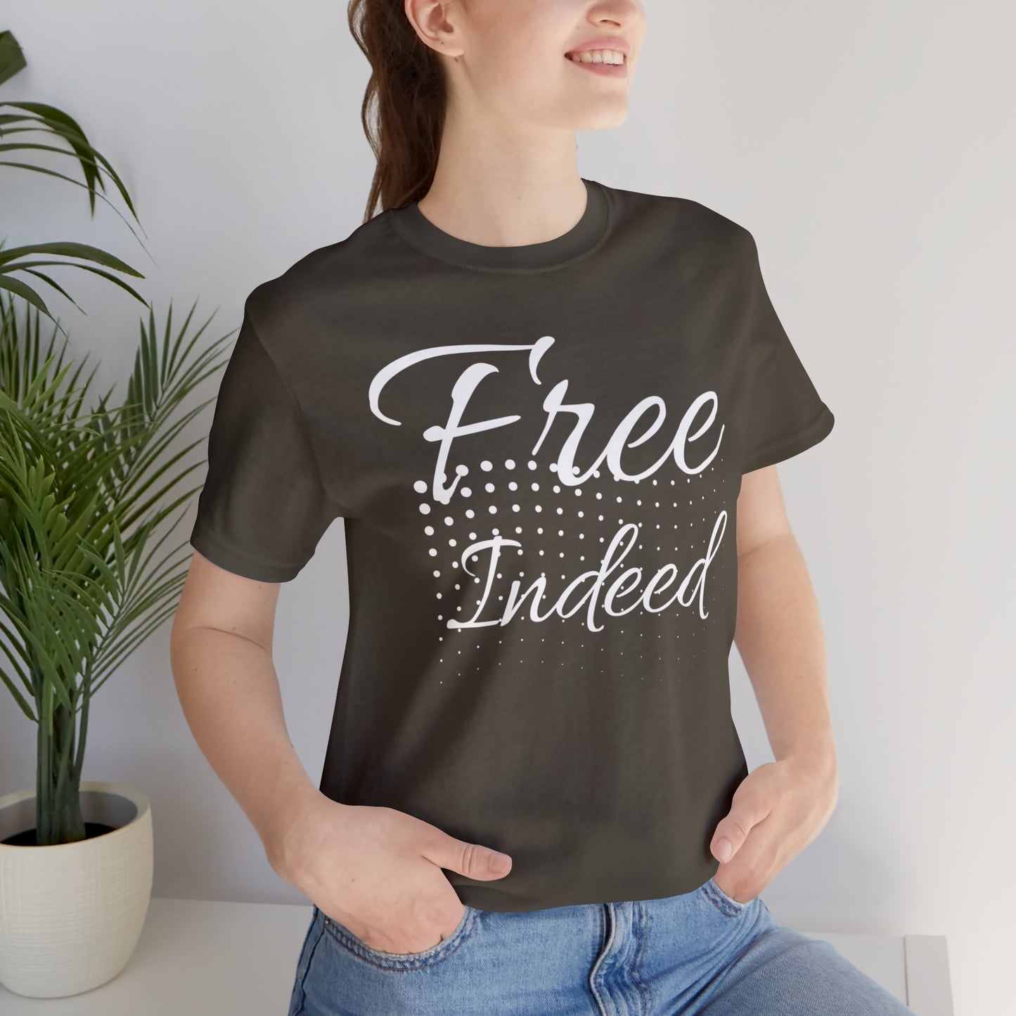 FREE INDEED Unisex Jersey Short Sleeve Tee