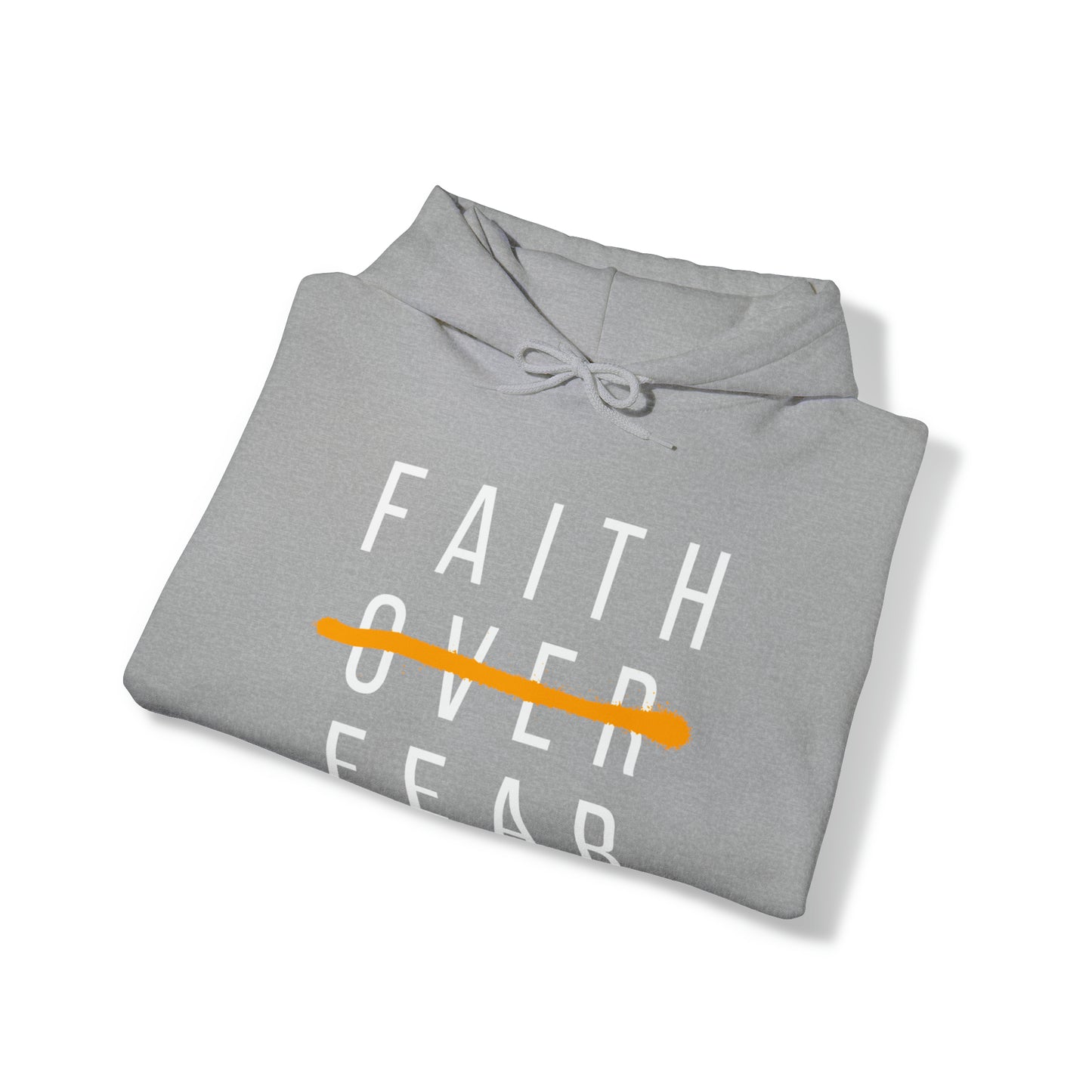 FAITH OVER FEAR Unisex Heavy Blend™ Hooded Sweatshirt