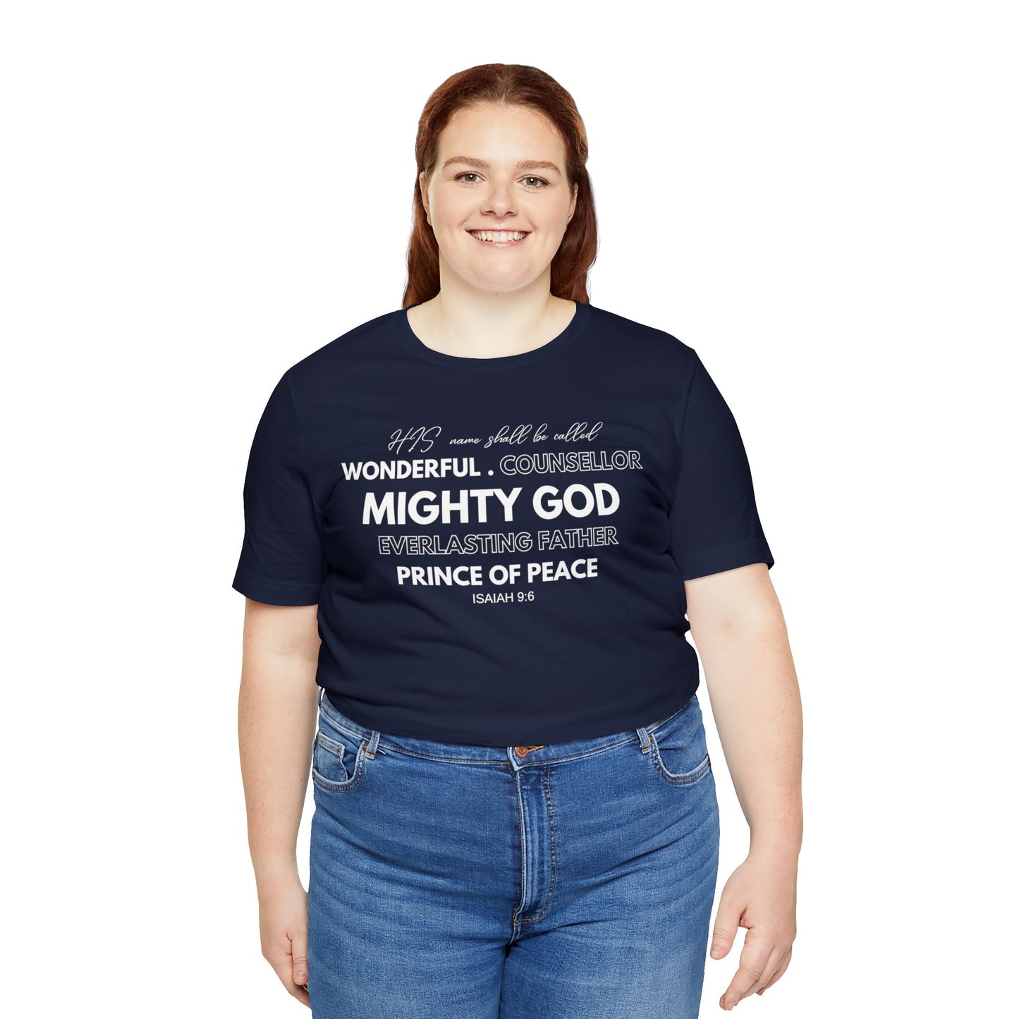 ISAIAH 9:6 Unisex Jersey Short Sleeve Tee