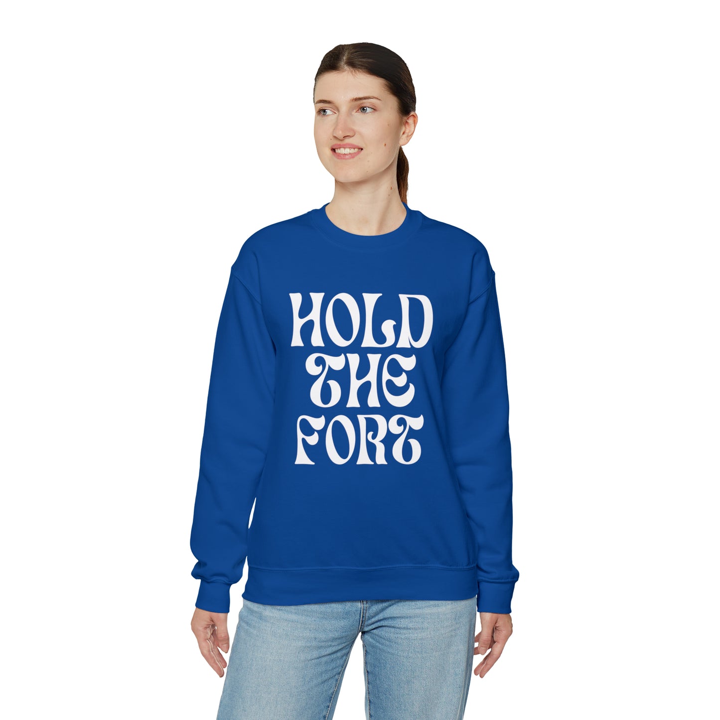 HOLD THE FORT Unisex Heavy Blend™ Crewneck Sweatshirt