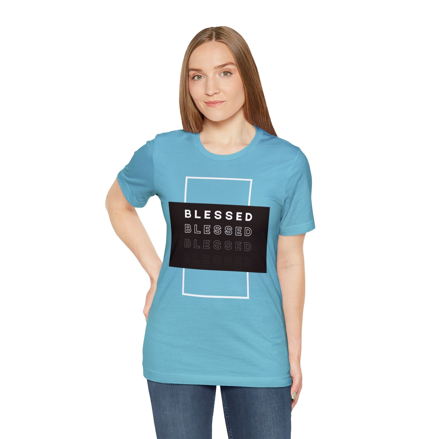 BLESSED Unisex Jersey Short Sleeve Tee