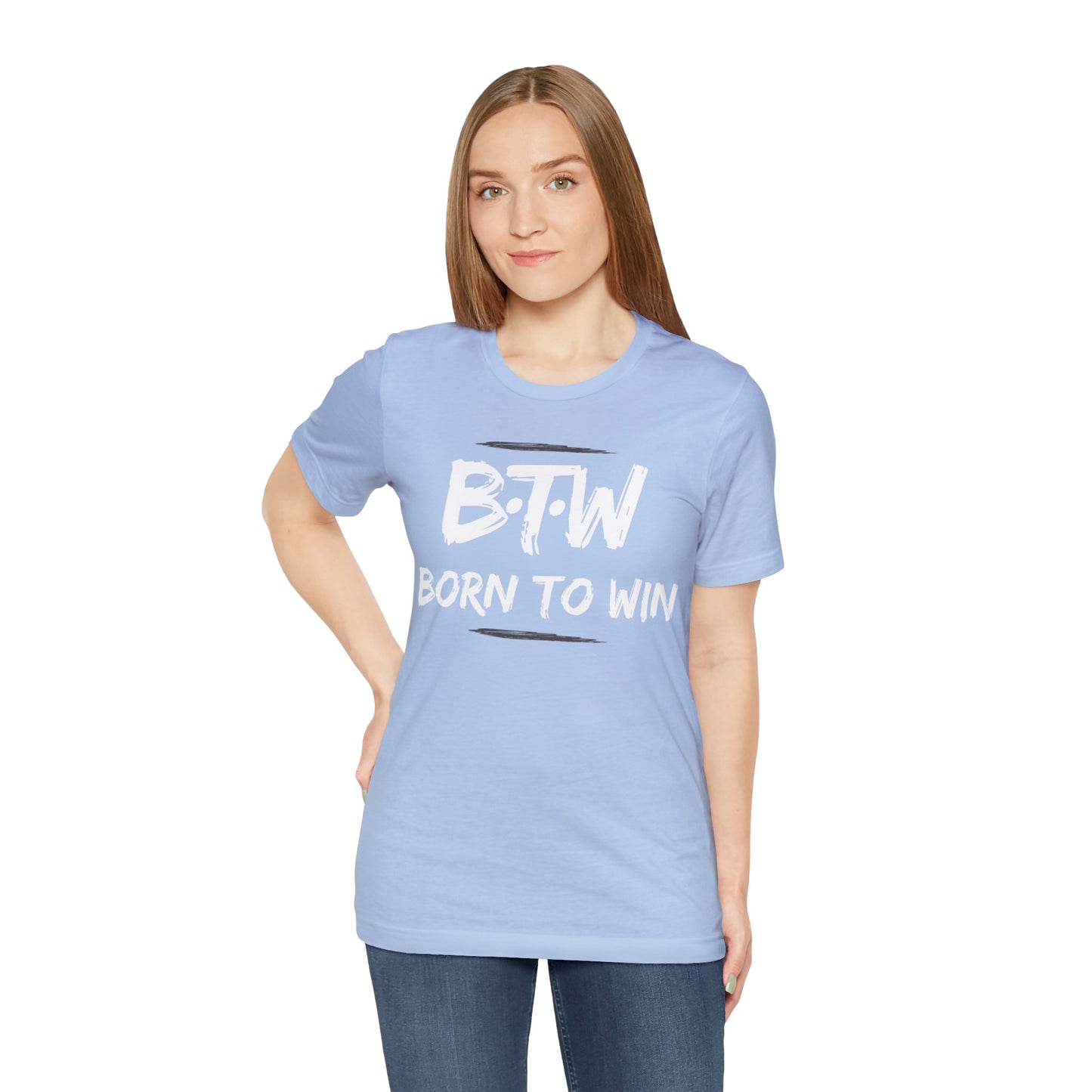 BORN TO WIN Unisex Jersey Short Sleeve Tee