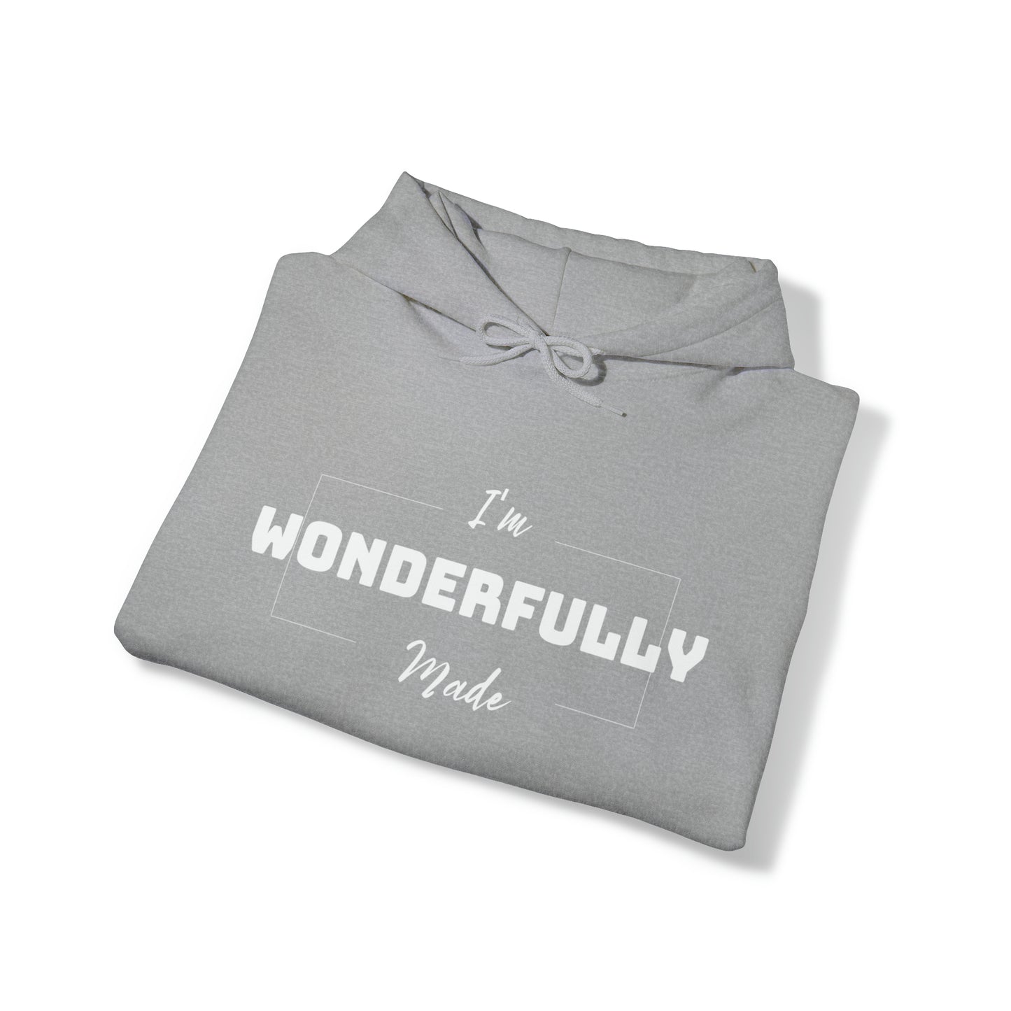 I'M WONDERFULLY MADE Unisex Heavy Blend™ Hooded Sweatshirt
