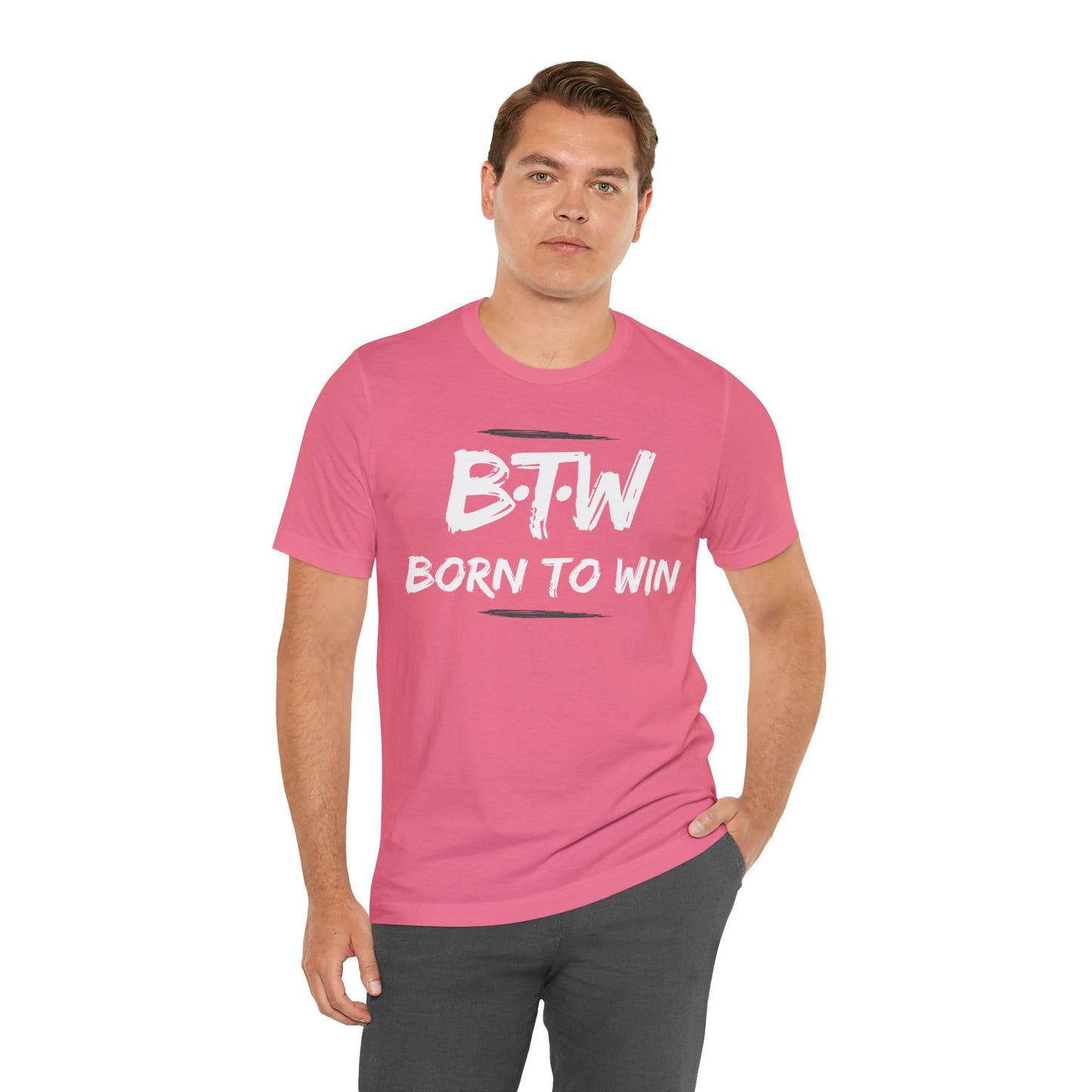 BORN TO WIN Unisex Jersey Short Sleeve Tee