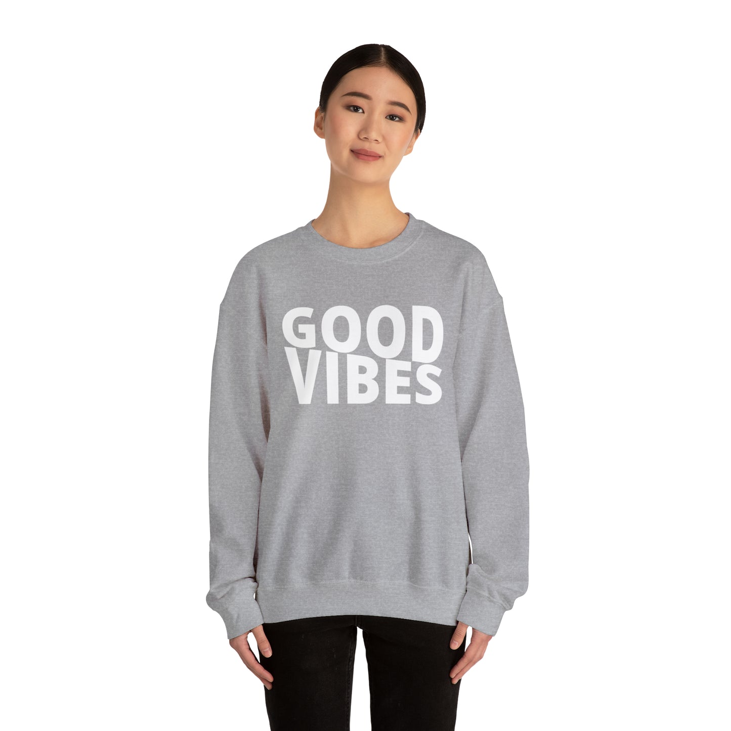 GOOD VIBES Unisex Heavy Blend™ Crewneck Sweatshirt