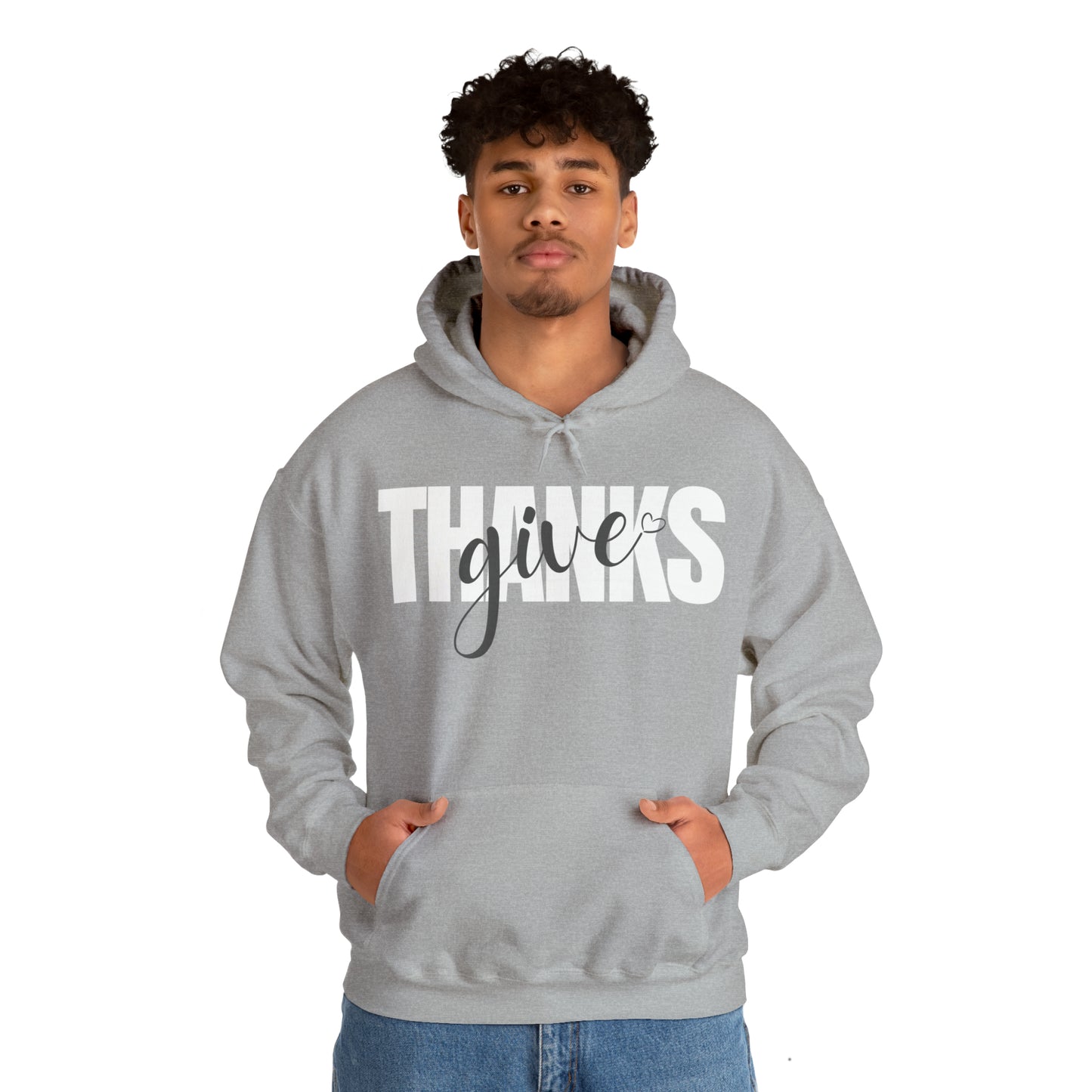 GIVE THANKS Unisex Heavy Blend™ Hooded Sweatshirt