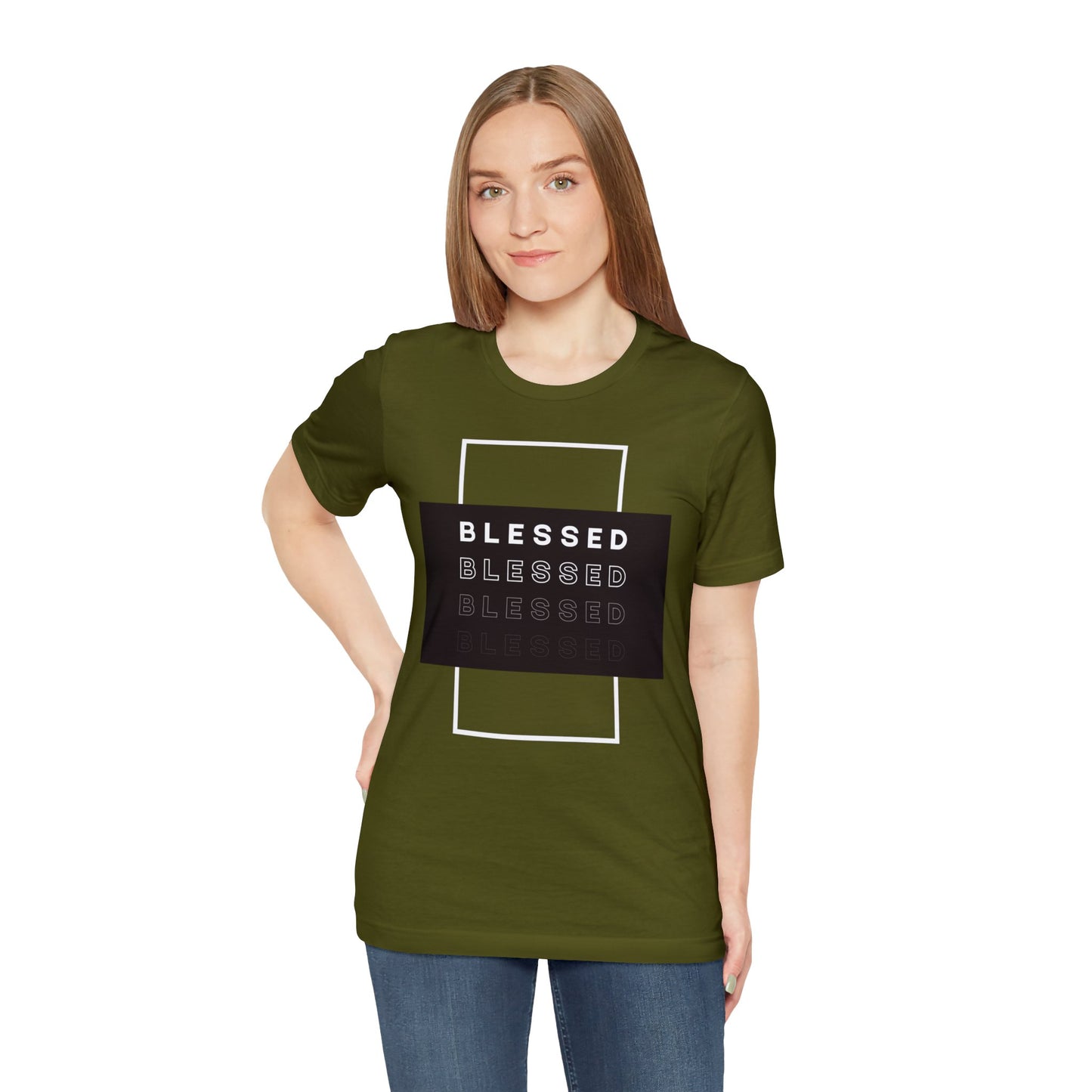 BLESSED Unisex Jersey Short Sleeve Tee