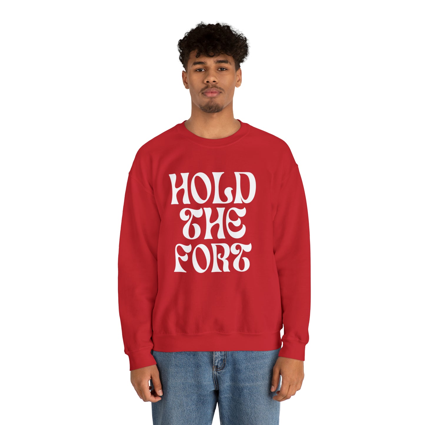 HOLD THE FORT Unisex Heavy Blend™ Crewneck Sweatshirt