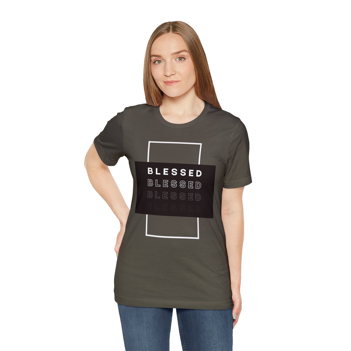 BLESSED Unisex Jersey Short Sleeve Tee