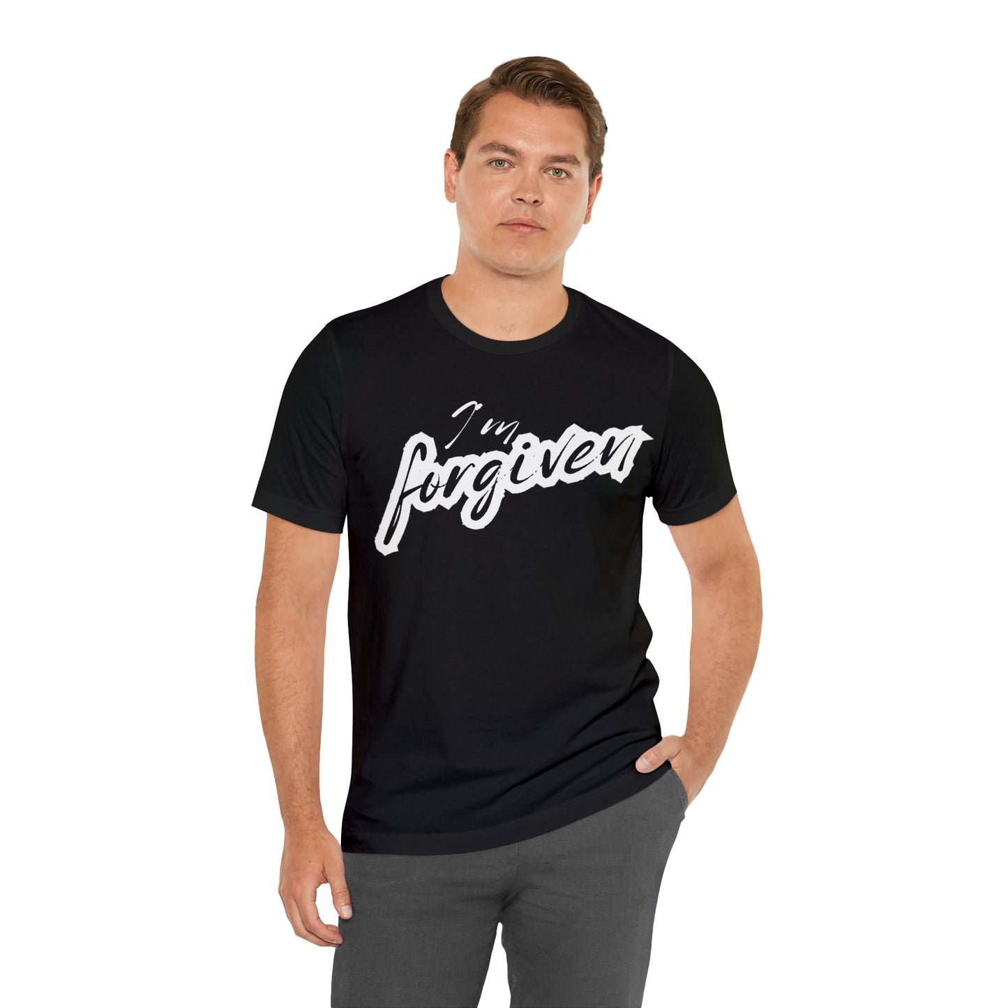 I'M FORGIVEN Unisex Jersey Short Sleeve Tee