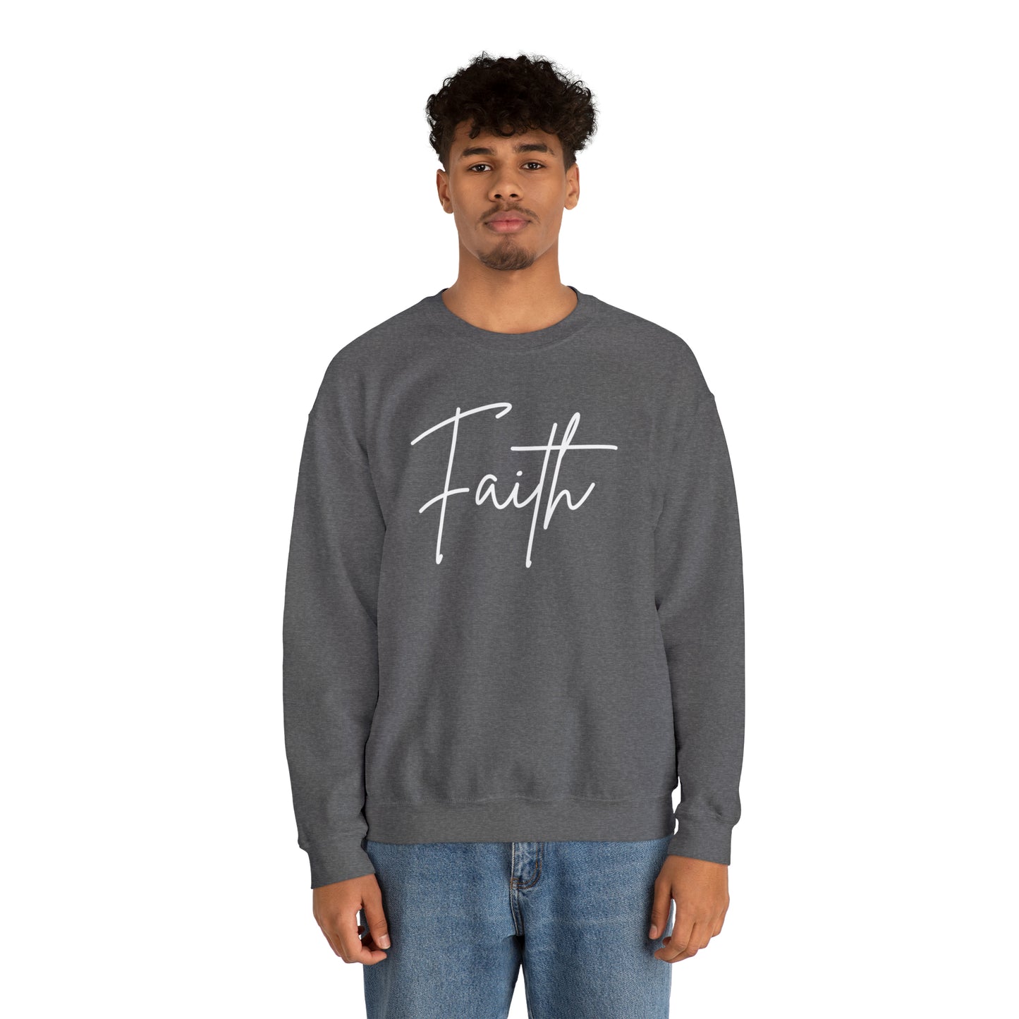 FAITH Unisex Heavy Blend™ Crewneck Sweatshirt