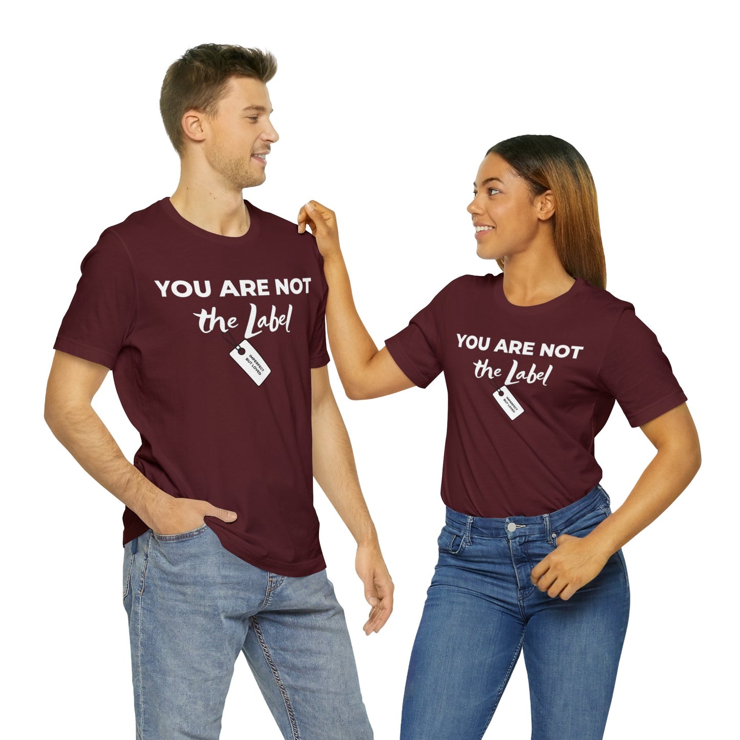 YOU ARE NOT THE LABEL Unisex Jersey Short Sleeve Tee