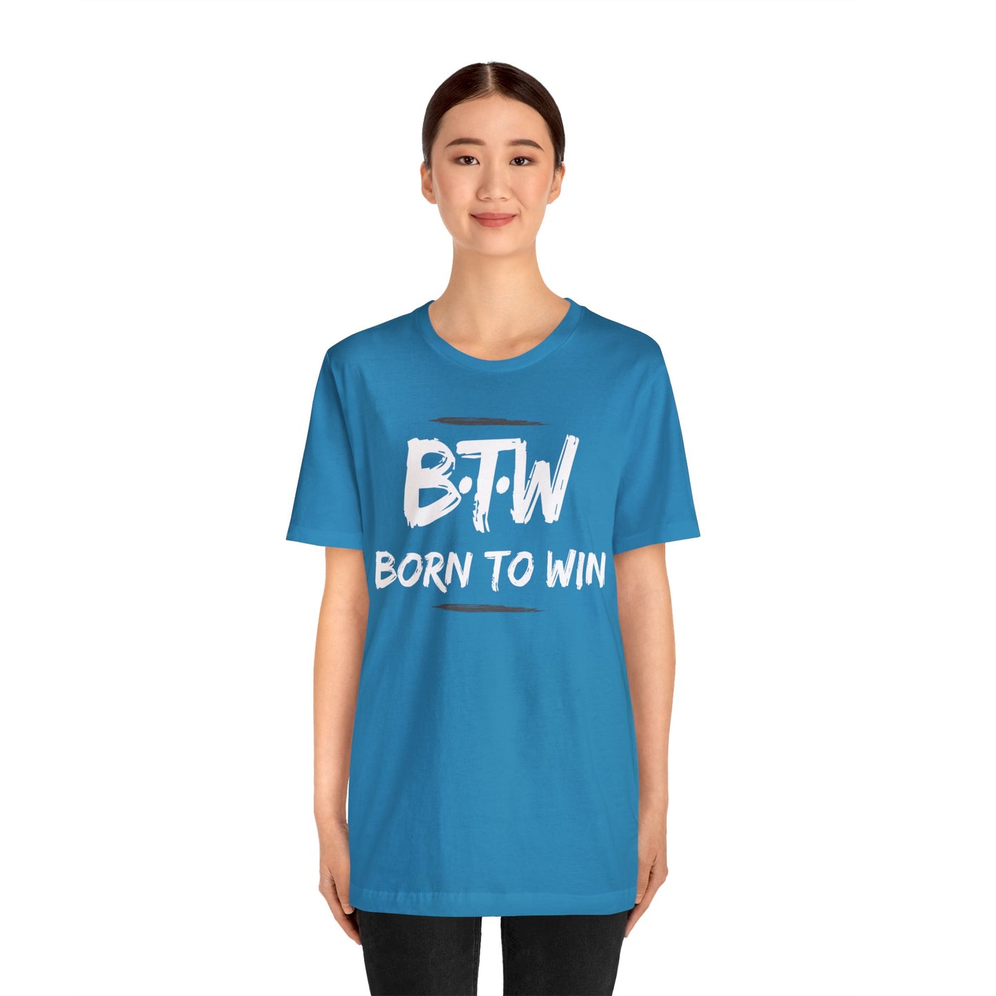 BORN TO WIN Unisex Jersey Short Sleeve Tee