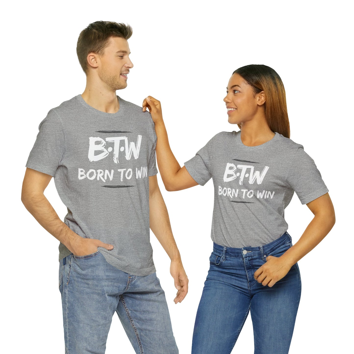 BORN TO WIN Unisex Jersey Short Sleeve Tee