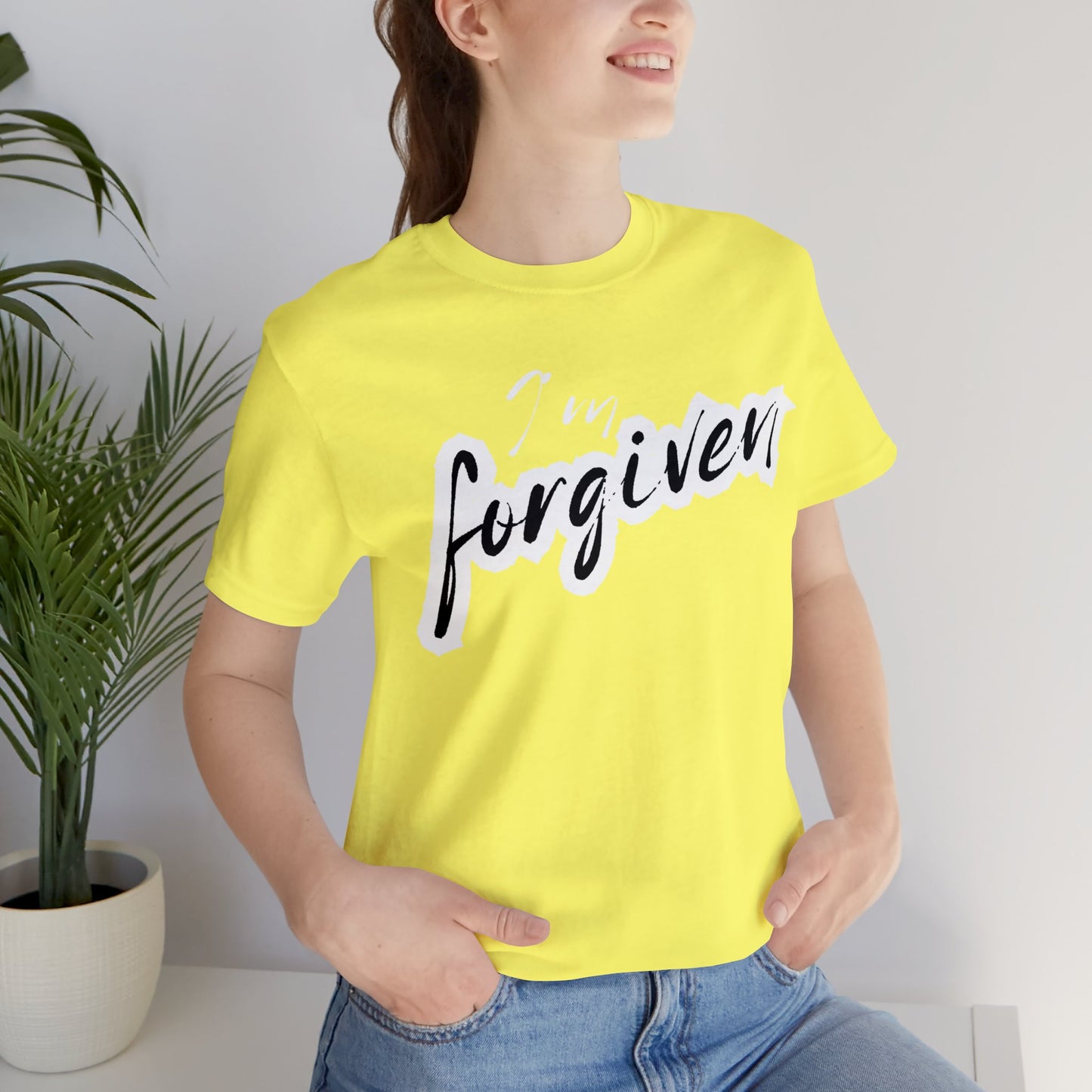 I'M FORGIVEN Unisex Jersey Short Sleeve Tee