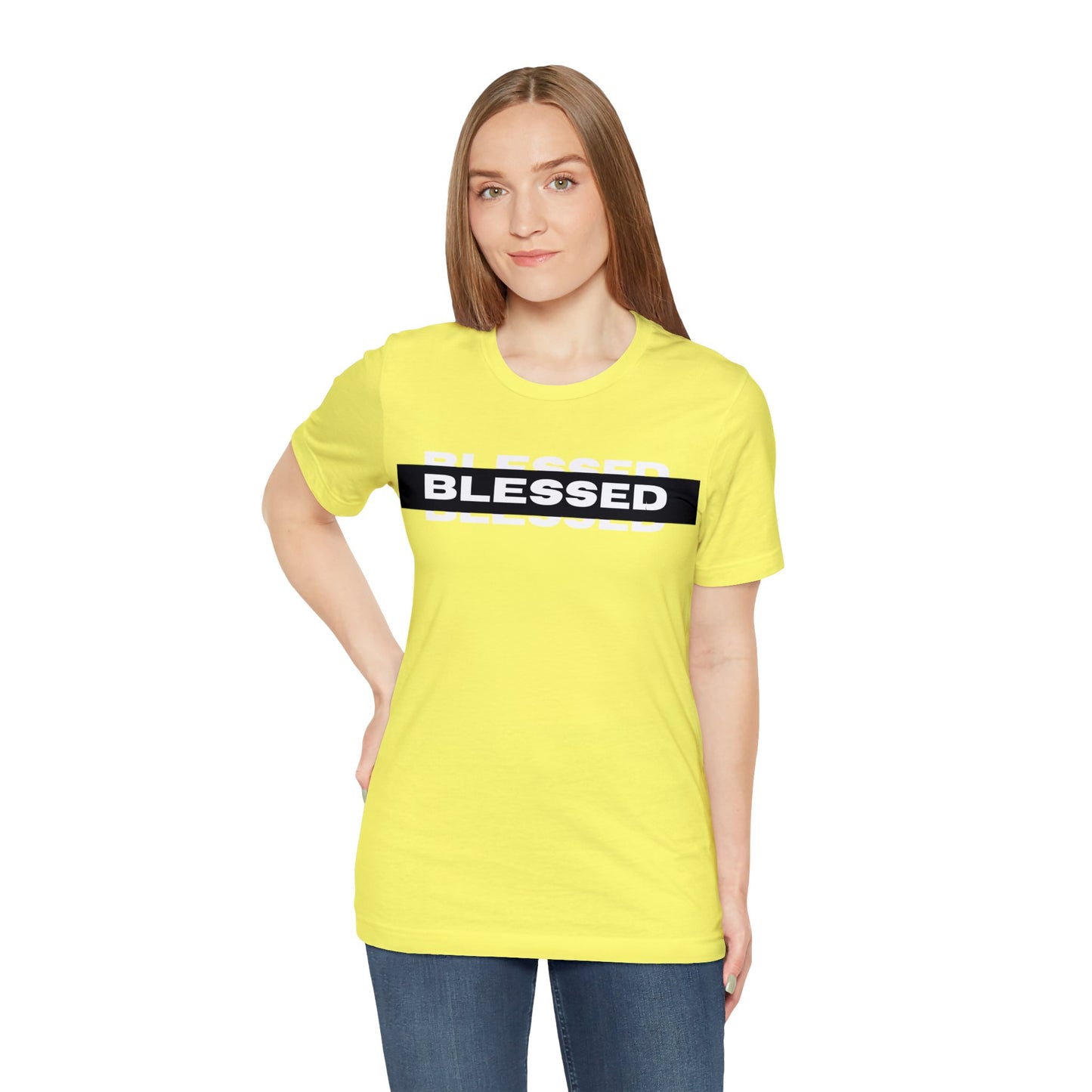 BLESSED Unisex Jersey Short Sleeve Tee