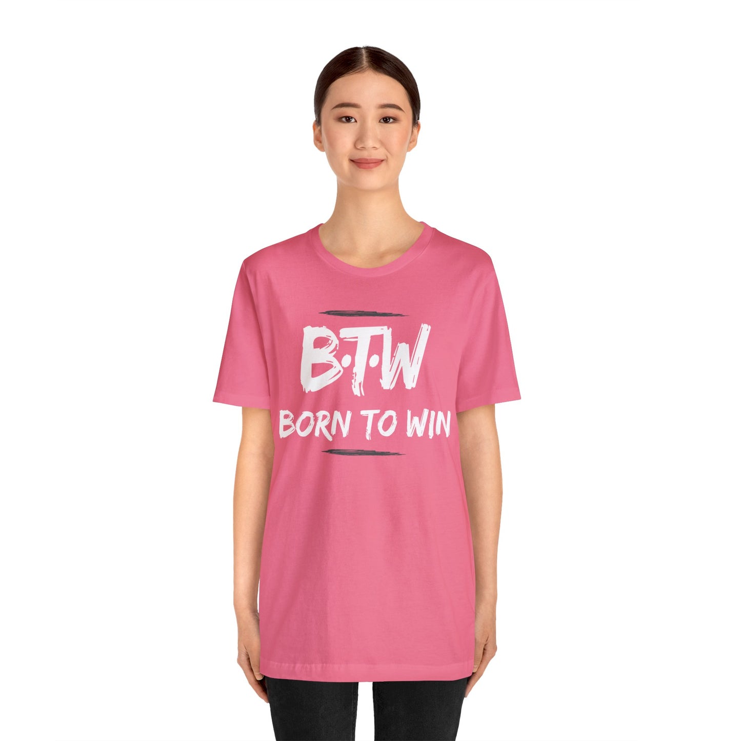 BORN TO WIN Unisex Jersey Short Sleeve Tee
