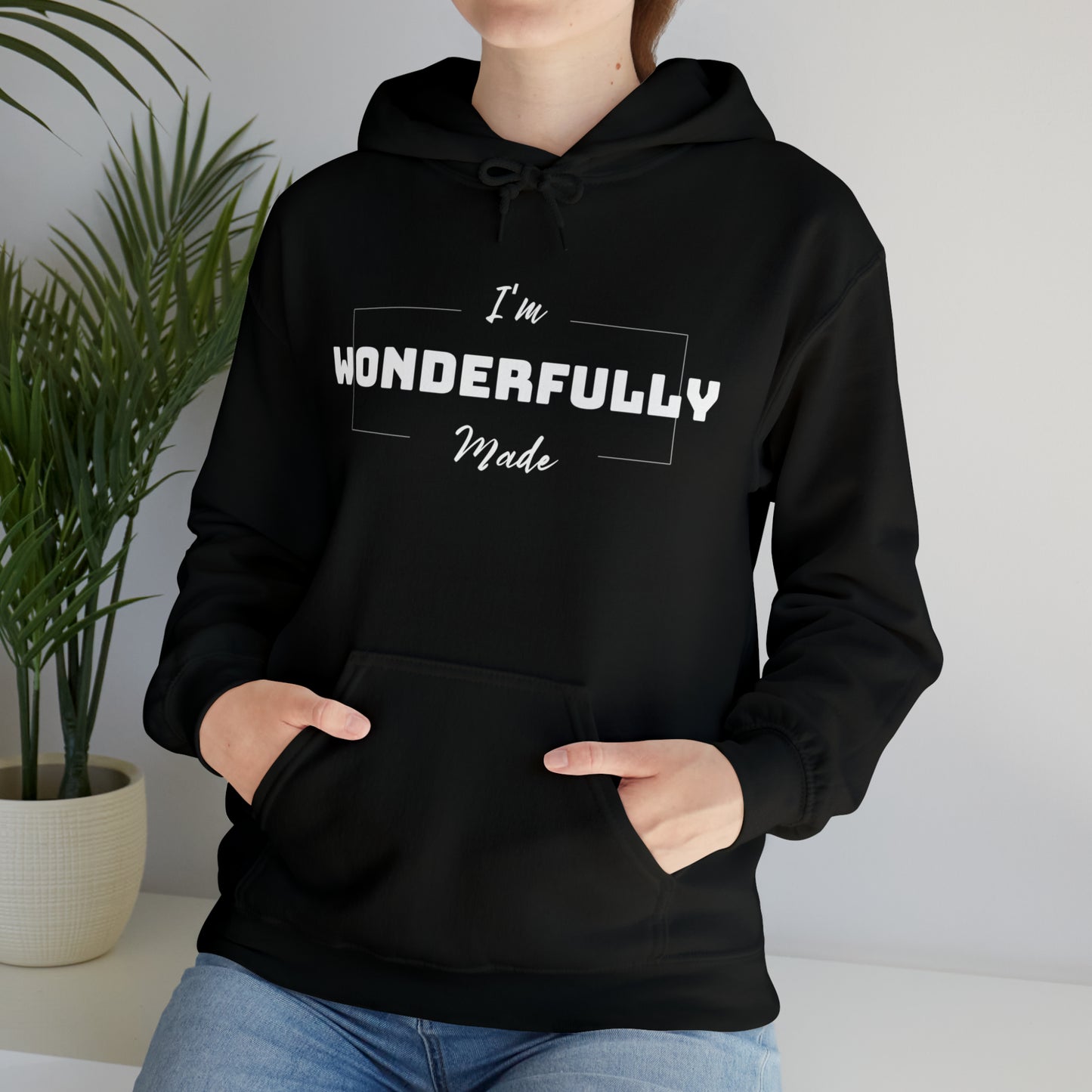 I'M WONDERFULLY MADE Unisex Heavy Blend™ Hooded Sweatshirt
