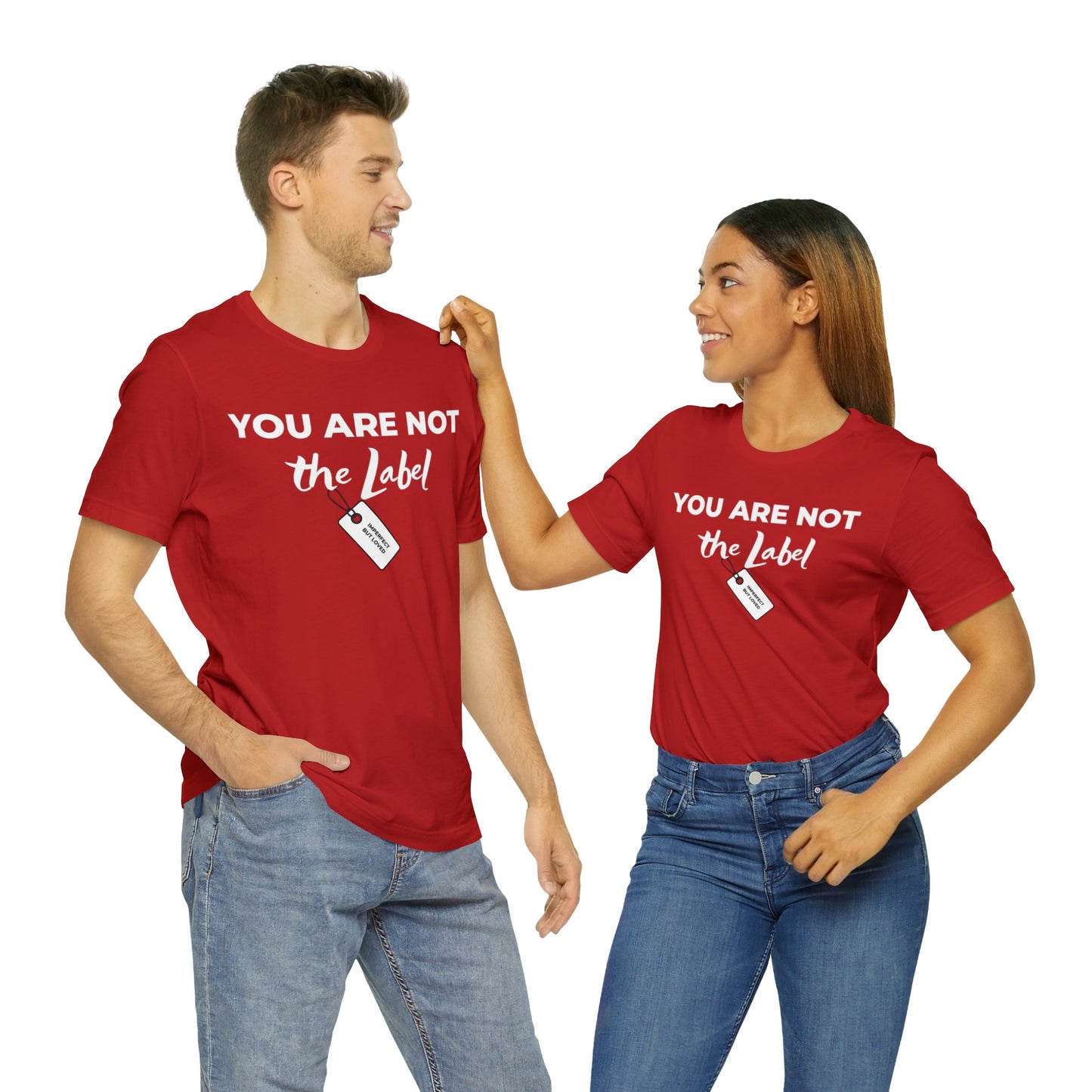 YOU ARE NOT THE LABEL Unisex Jersey Short Sleeve Tee