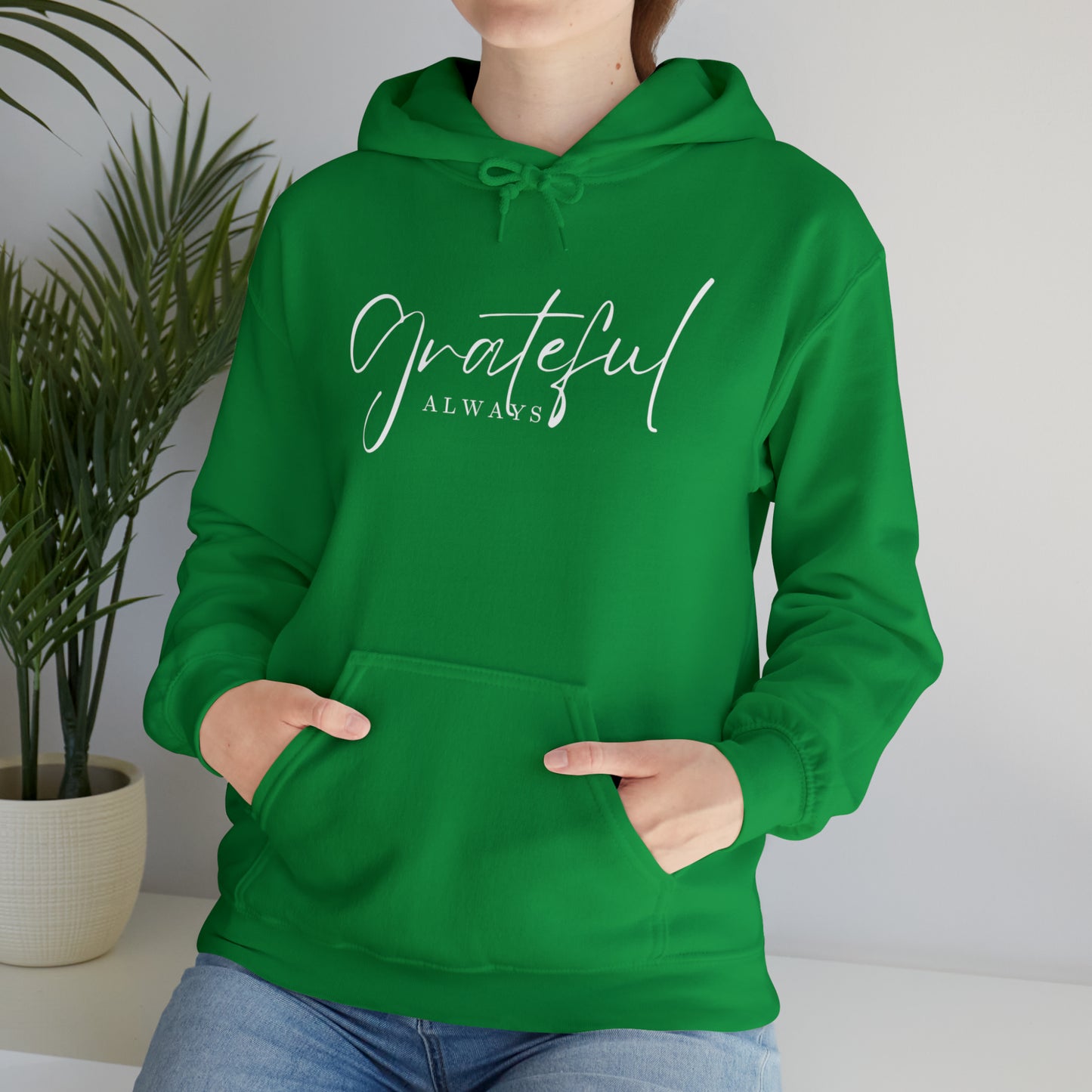 GRATEFUL ALWAYS Unisex Heavy Blend™ Hooded Sweatshirt