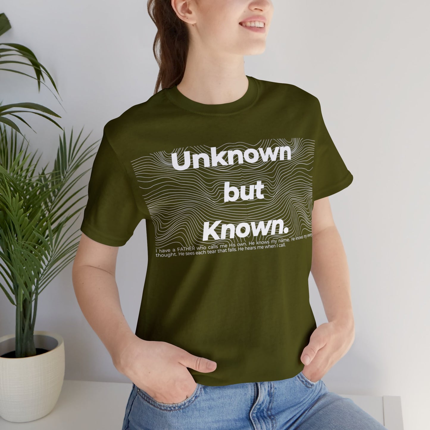 UNKNOWN BUT KNOWN Unisex Jersey Short Sleeve Tee