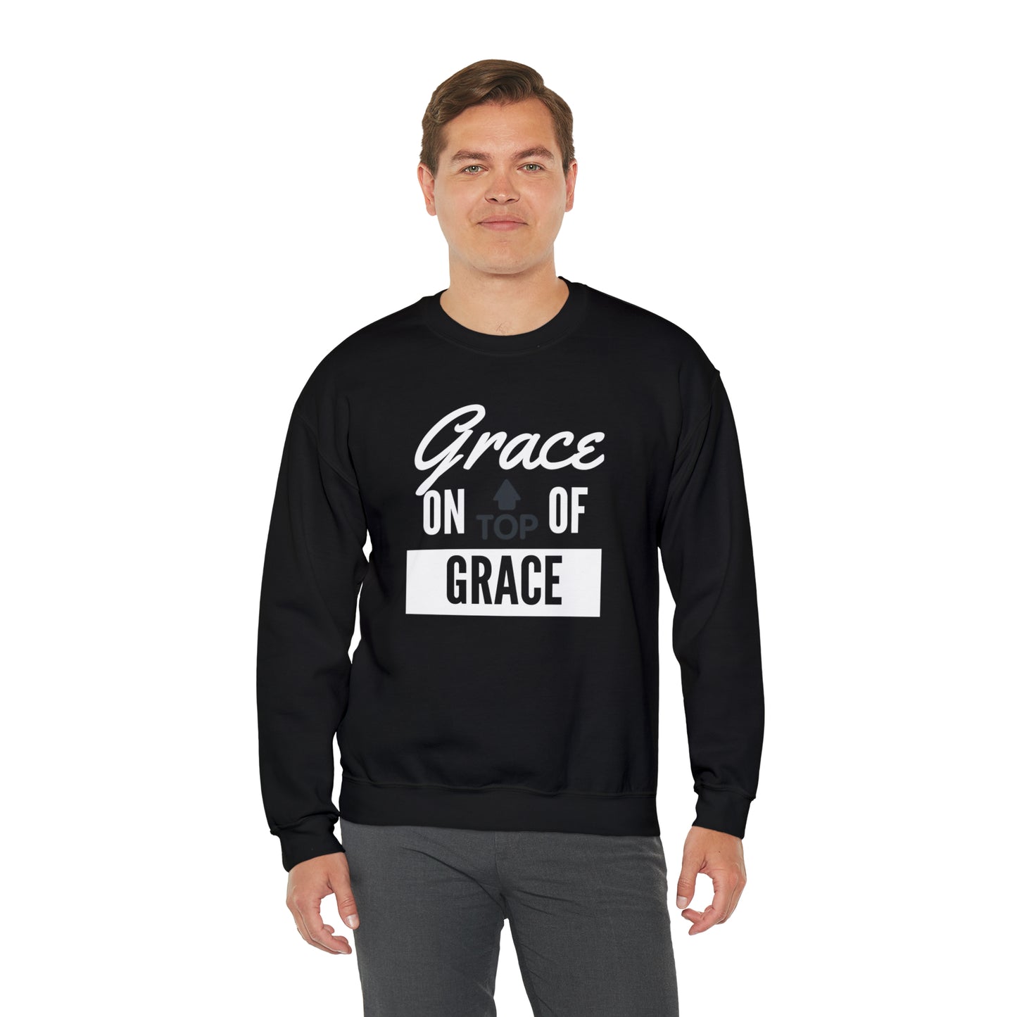 GRACE ON TOP GRACE Unisex Heavy Blend™ Crewneck Sweatshirt