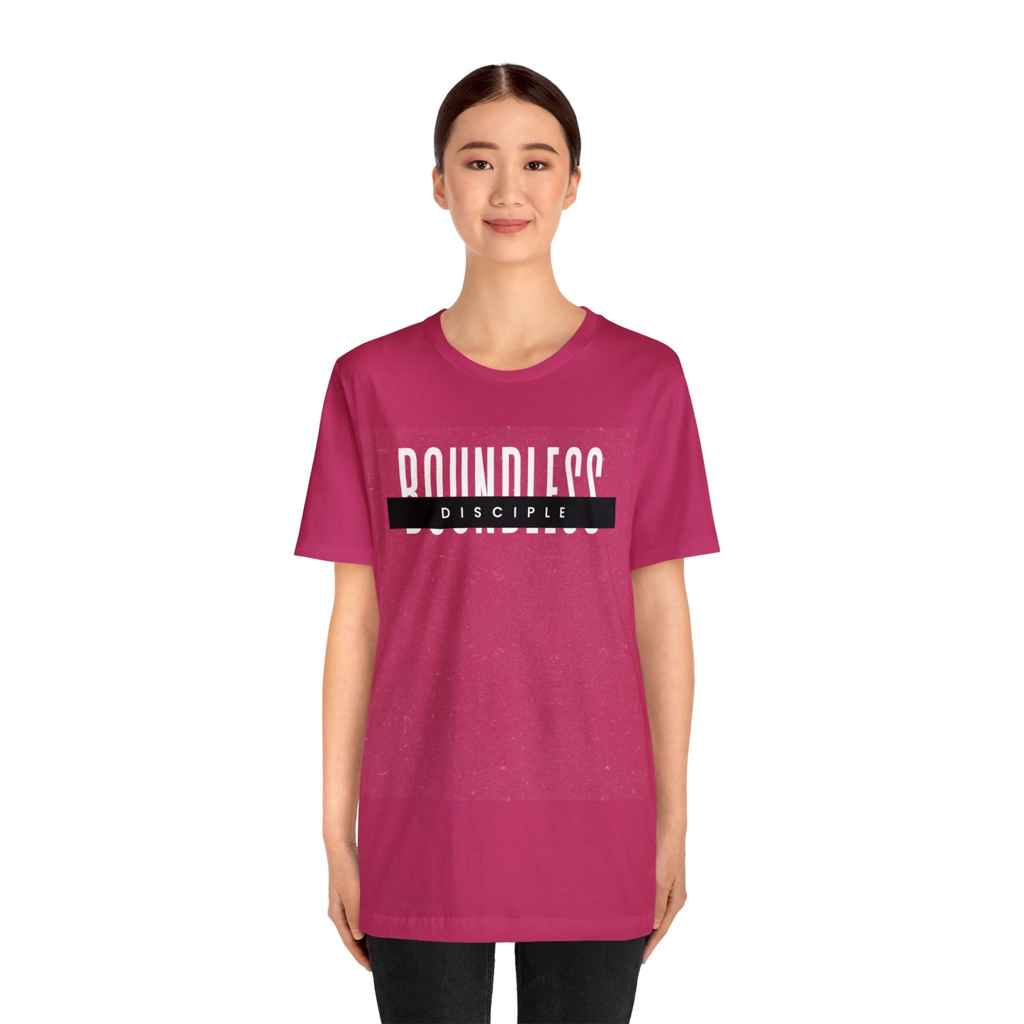 BOUNDLESS DISCIPLE Unisex Jersey Short Sleeve Tee