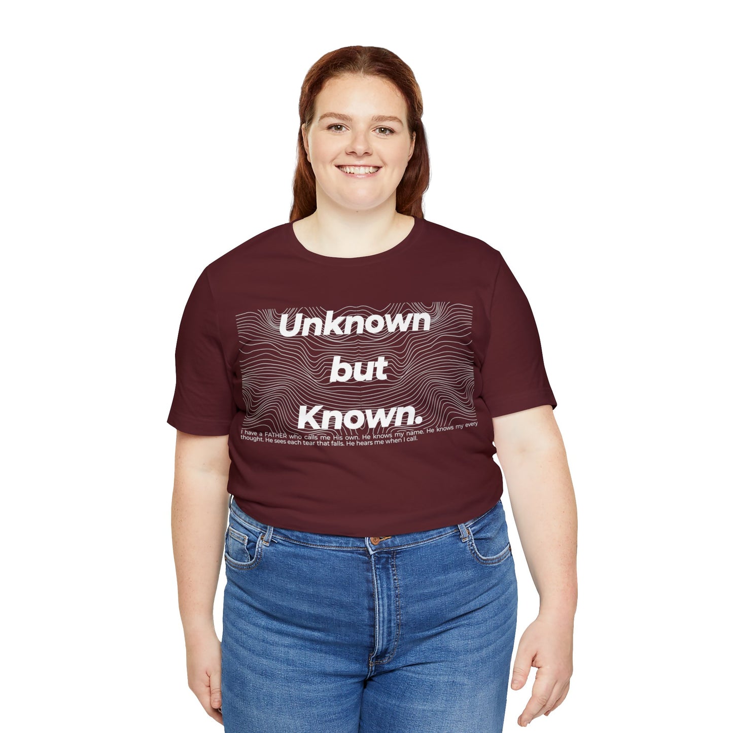 UNKNOWN BUT KNOWN Unisex Jersey Short Sleeve Tee