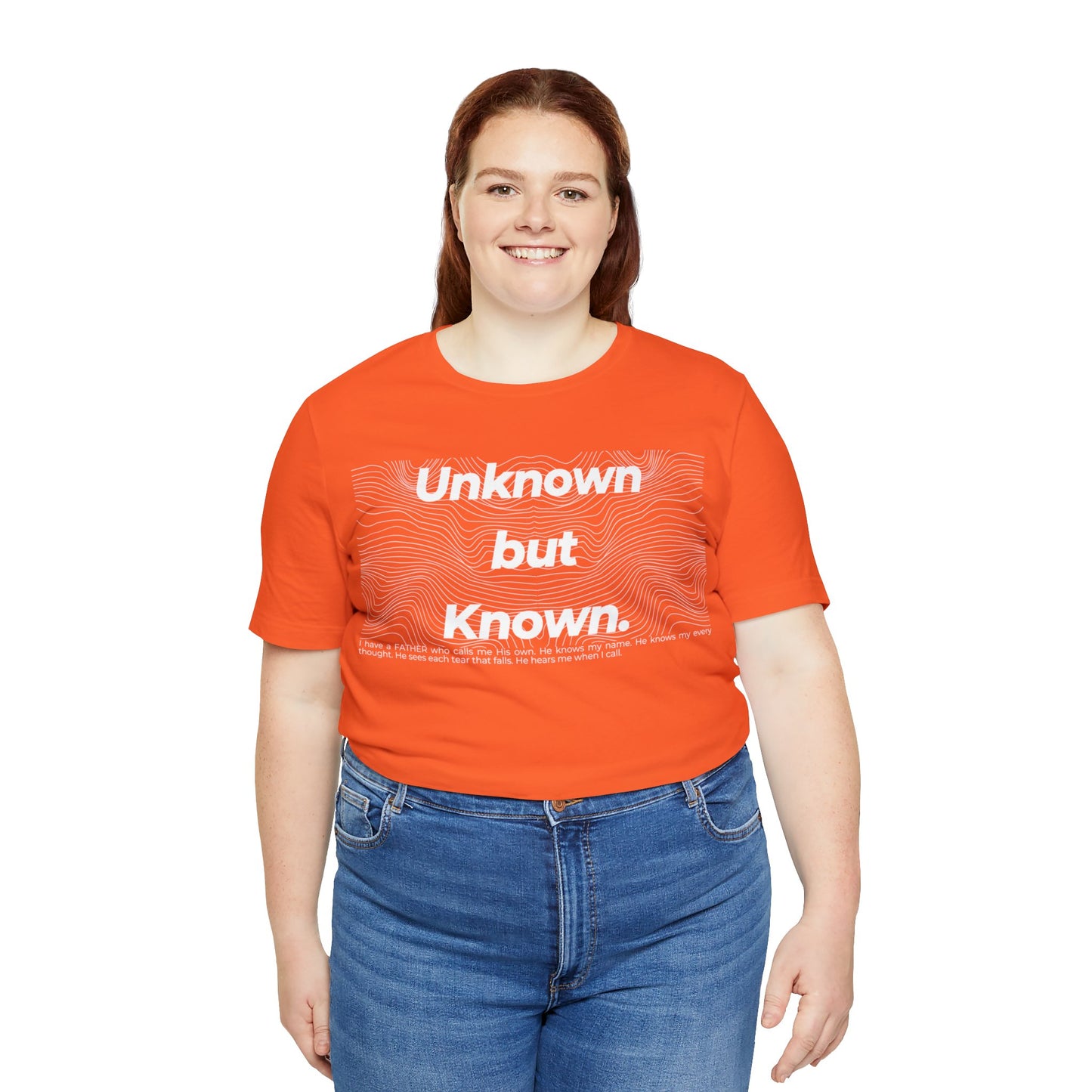 UNKNOWN BUT KNOWN Unisex Jersey Short Sleeve Tee