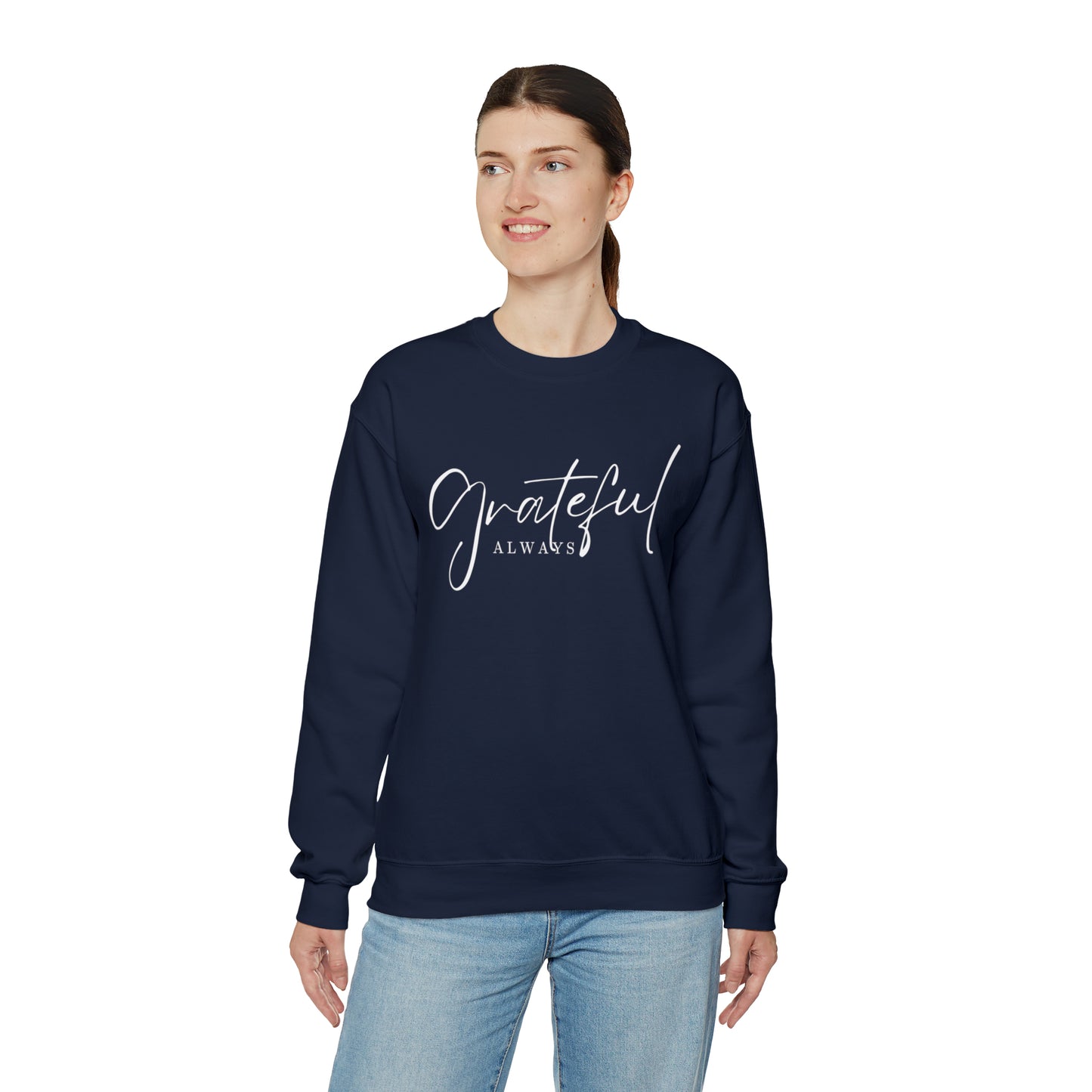 GRATEFUL ALWAYS Unisex Heavy Blend™ Crewneck Sweatshirt