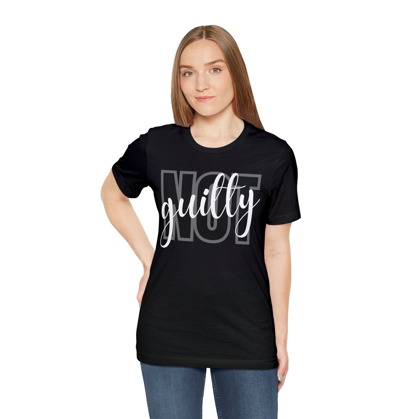 NOT GUILTY Unisex Jersey Short Sleeve Tee