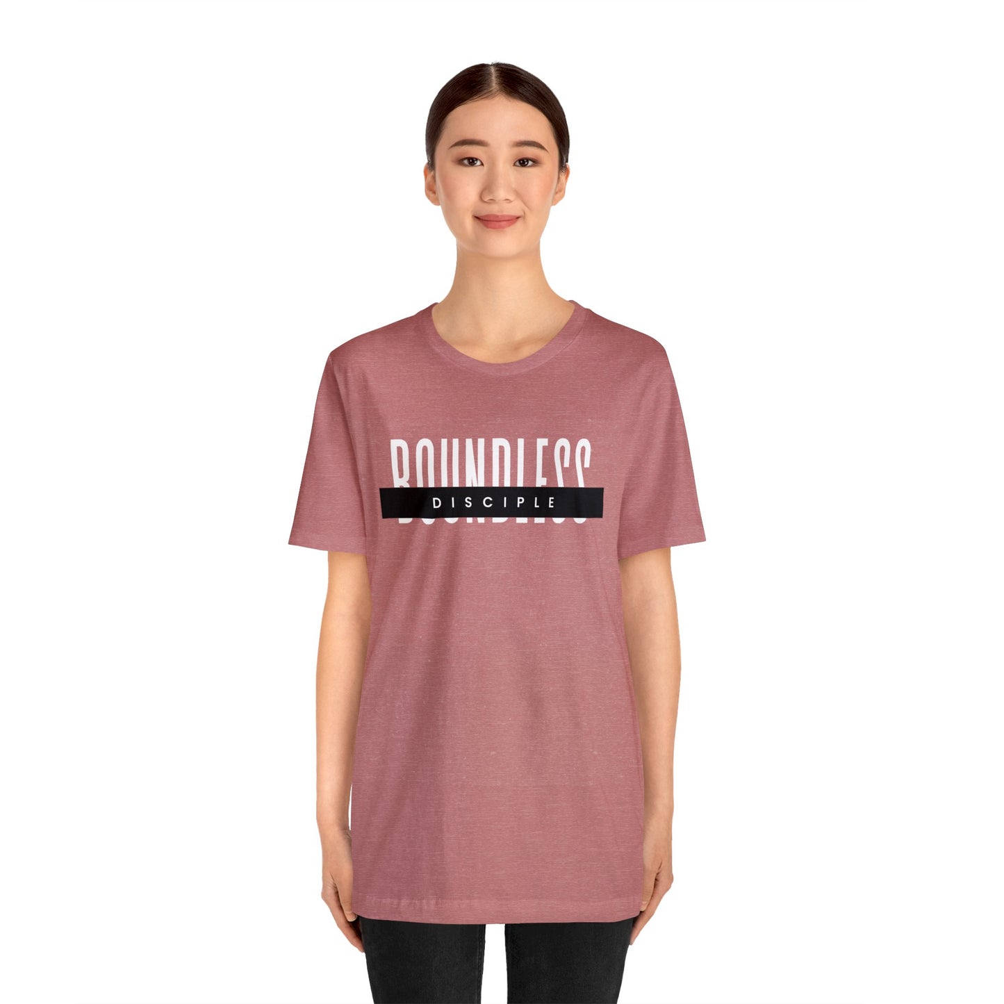 BOUNDLESS DISCIPLE Unisex Jersey Short Sleeve Tee