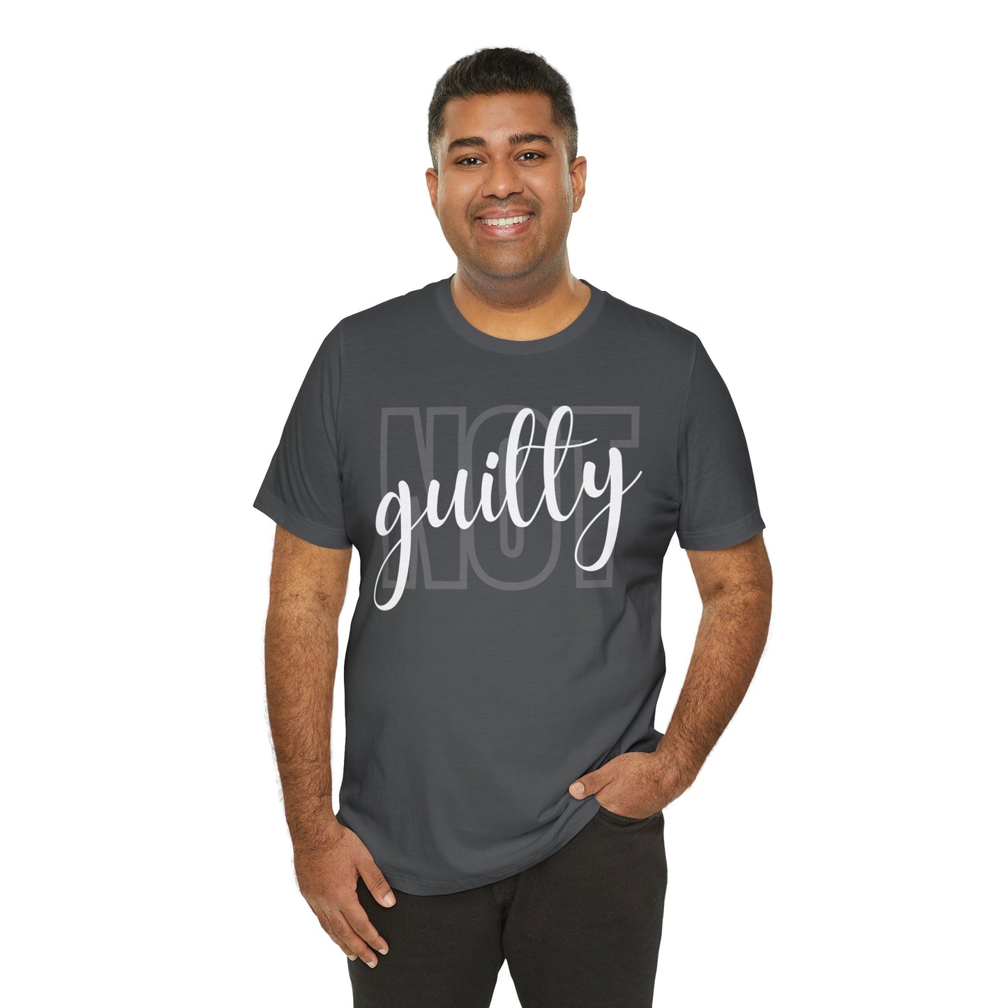 NOT GUILTY Unisex Jersey Short Sleeve Tee