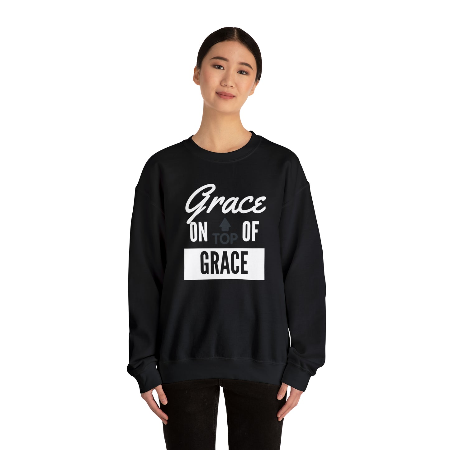 GRACE ON TOP GRACE Unisex Heavy Blend™ Crewneck Sweatshirt