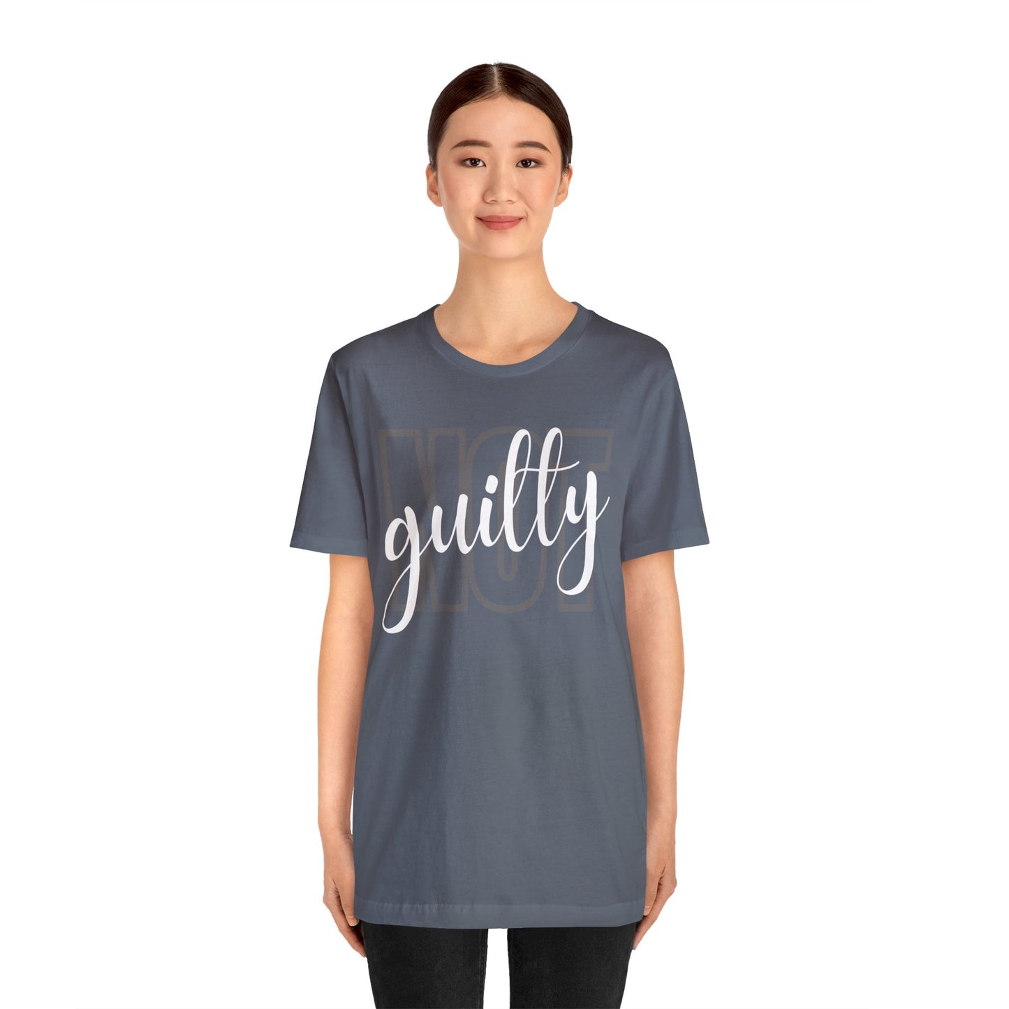 NOT GUILTY Unisex Jersey Short Sleeve Tee