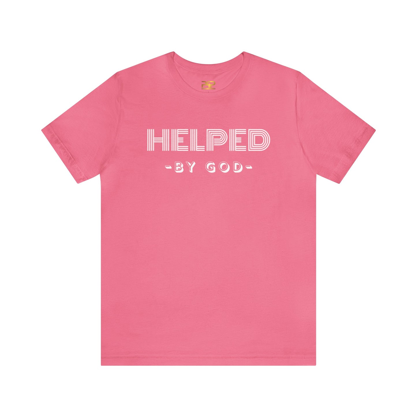 HELPED BY GOD Unisex Jersey Short Sleeve Tee