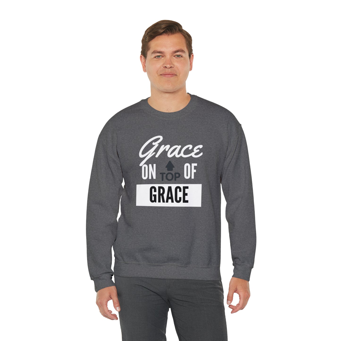 GRACE ON TOP GRACE Unisex Heavy Blend™ Crewneck Sweatshirt