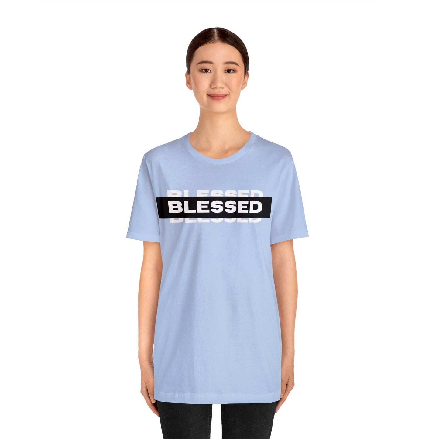 BLESSED Unisex Jersey Short Sleeve Tee