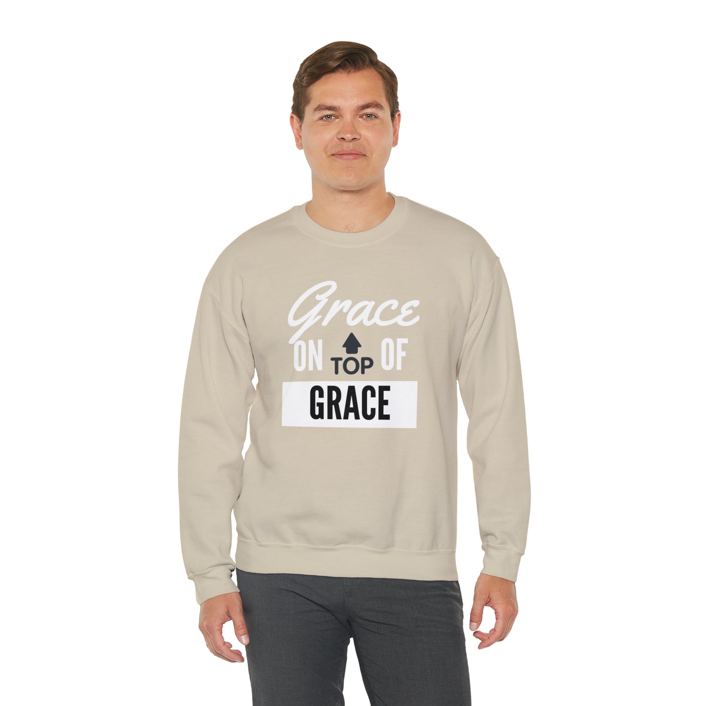 GRACE ON TOP GRACE Unisex Heavy Blend™ Crewneck Sweatshirt