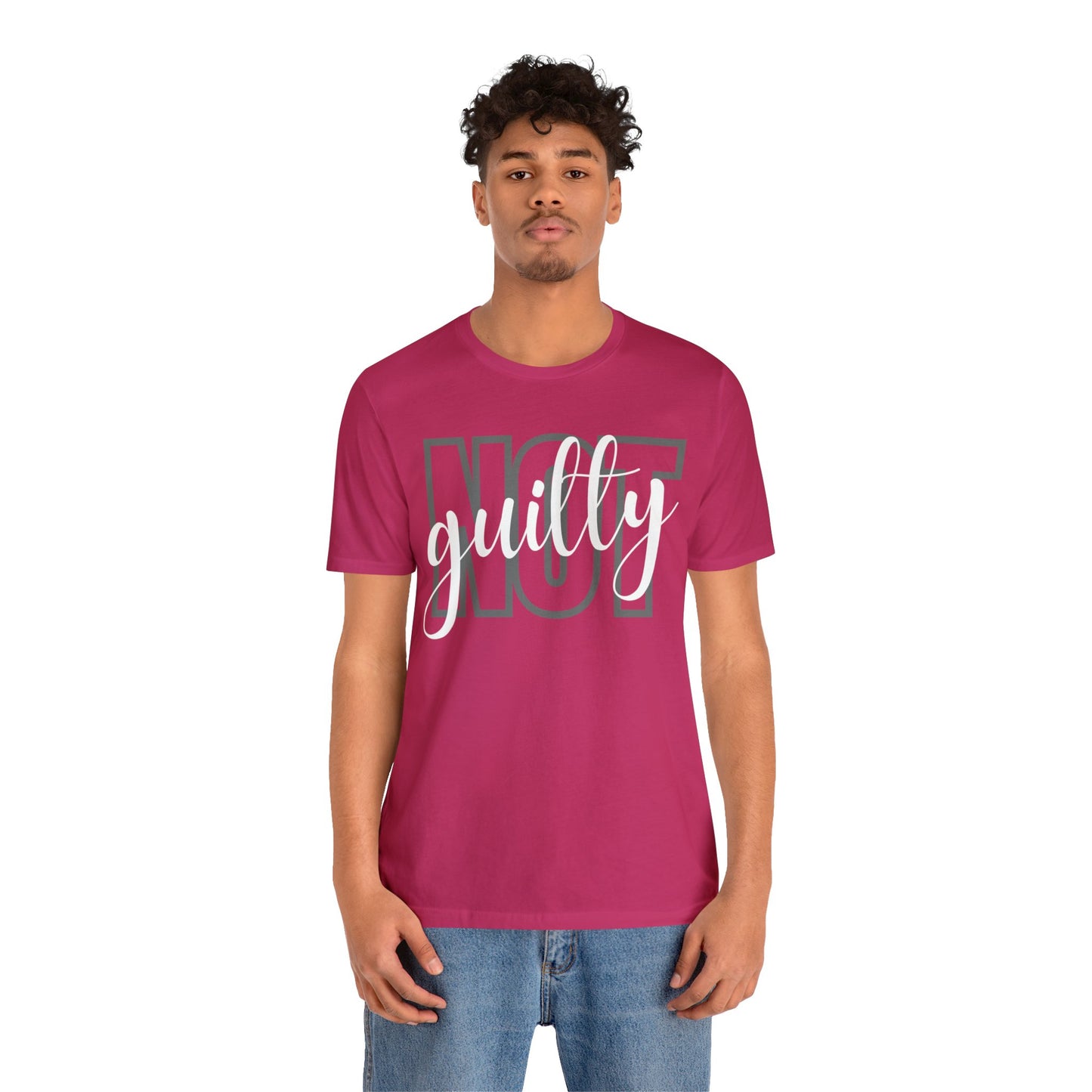 NOT GUILTY Unisex Jersey Short Sleeve Tee