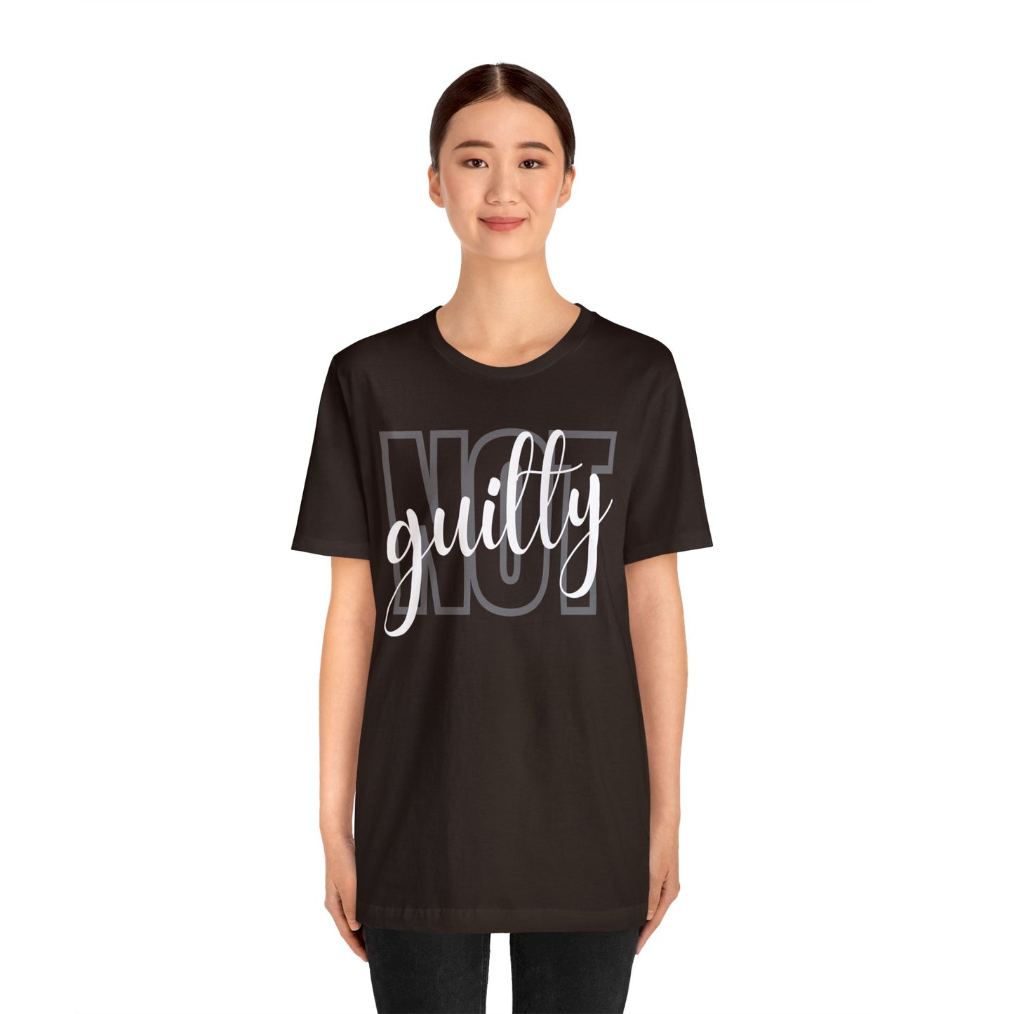 NOT GUILTY Unisex Jersey Short Sleeve Tee