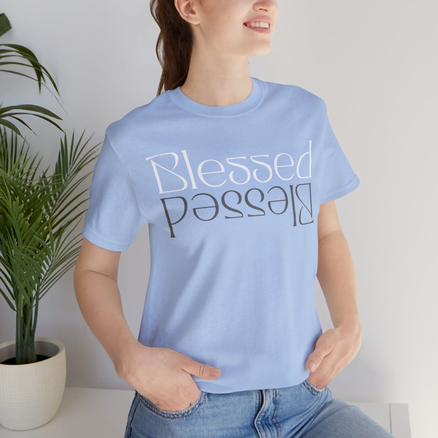 BLESSED Unisex Jersey Short Sleeve Tee