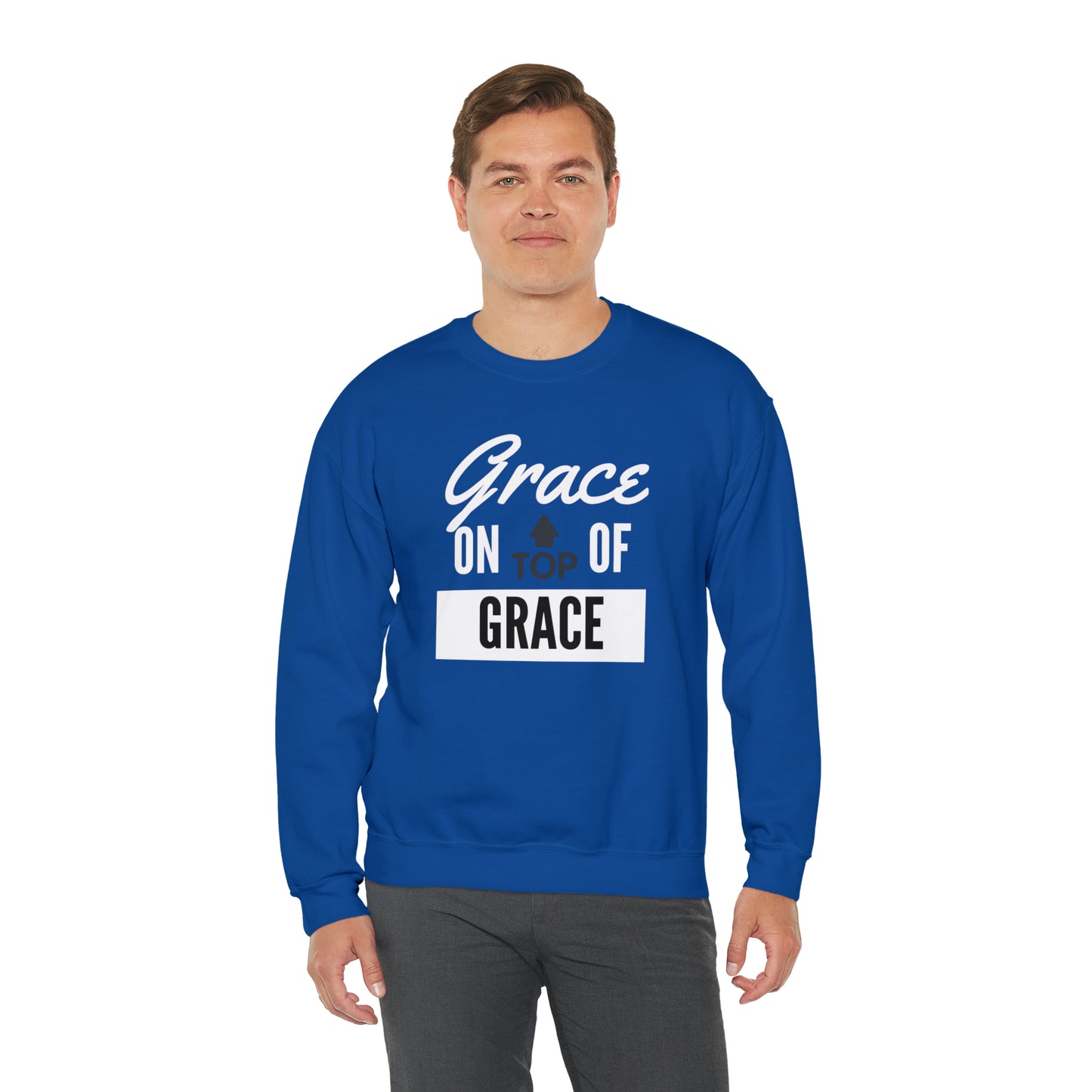 GRACE ON TOP GRACE Unisex Heavy Blend™ Crewneck Sweatshirt